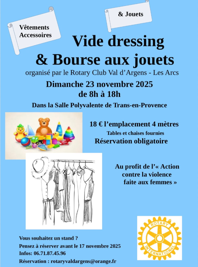Vide dressing et bourse aux jouets