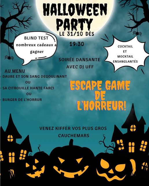 Halloween  Party   O'Cyro  Beaumont de Pertuis