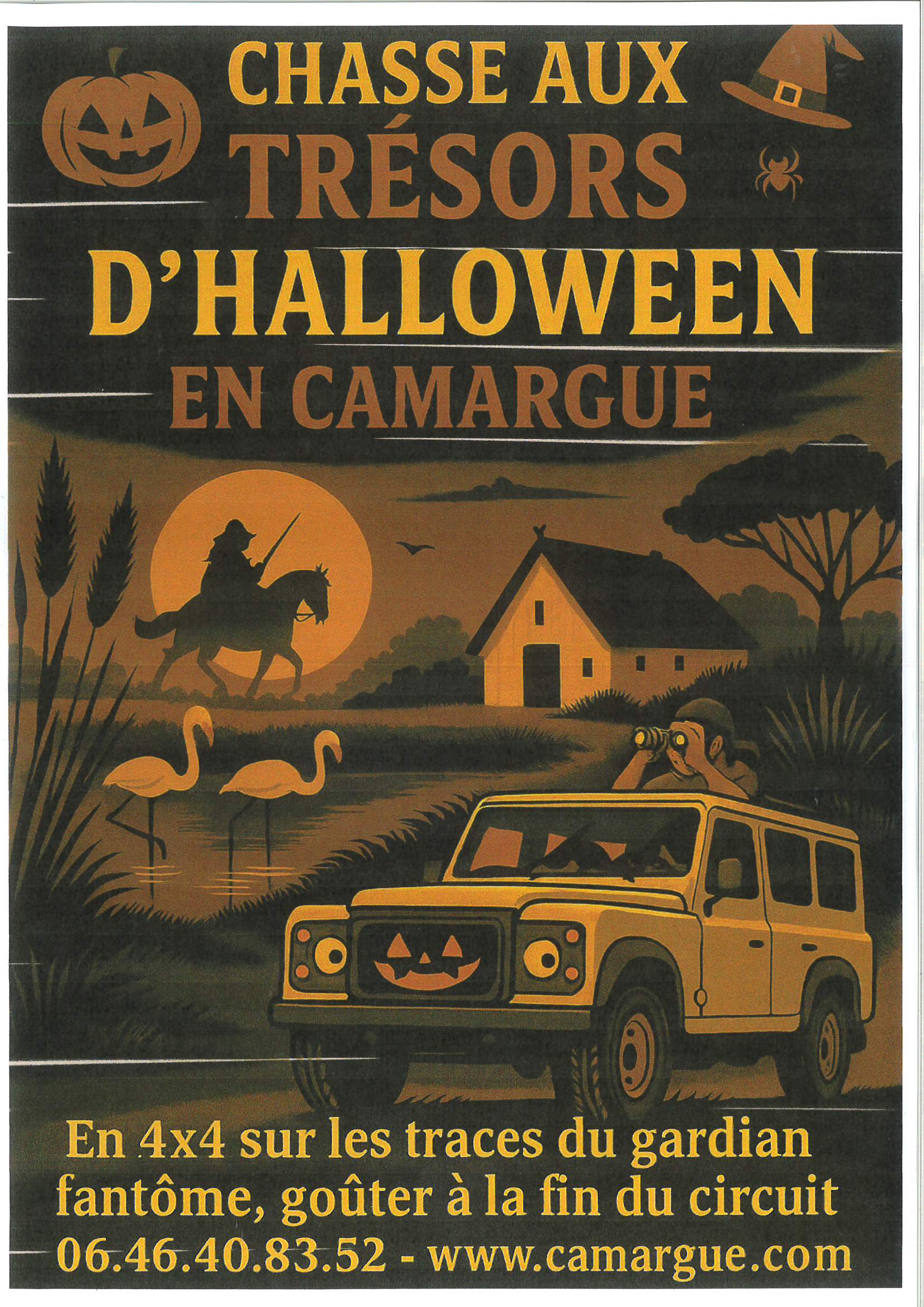 Chasse aux trsors d'Halloween en Camargue