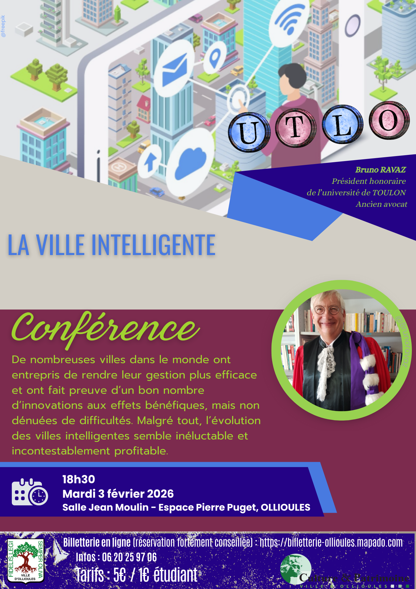 UTLO - Confrence : La ville intelligente