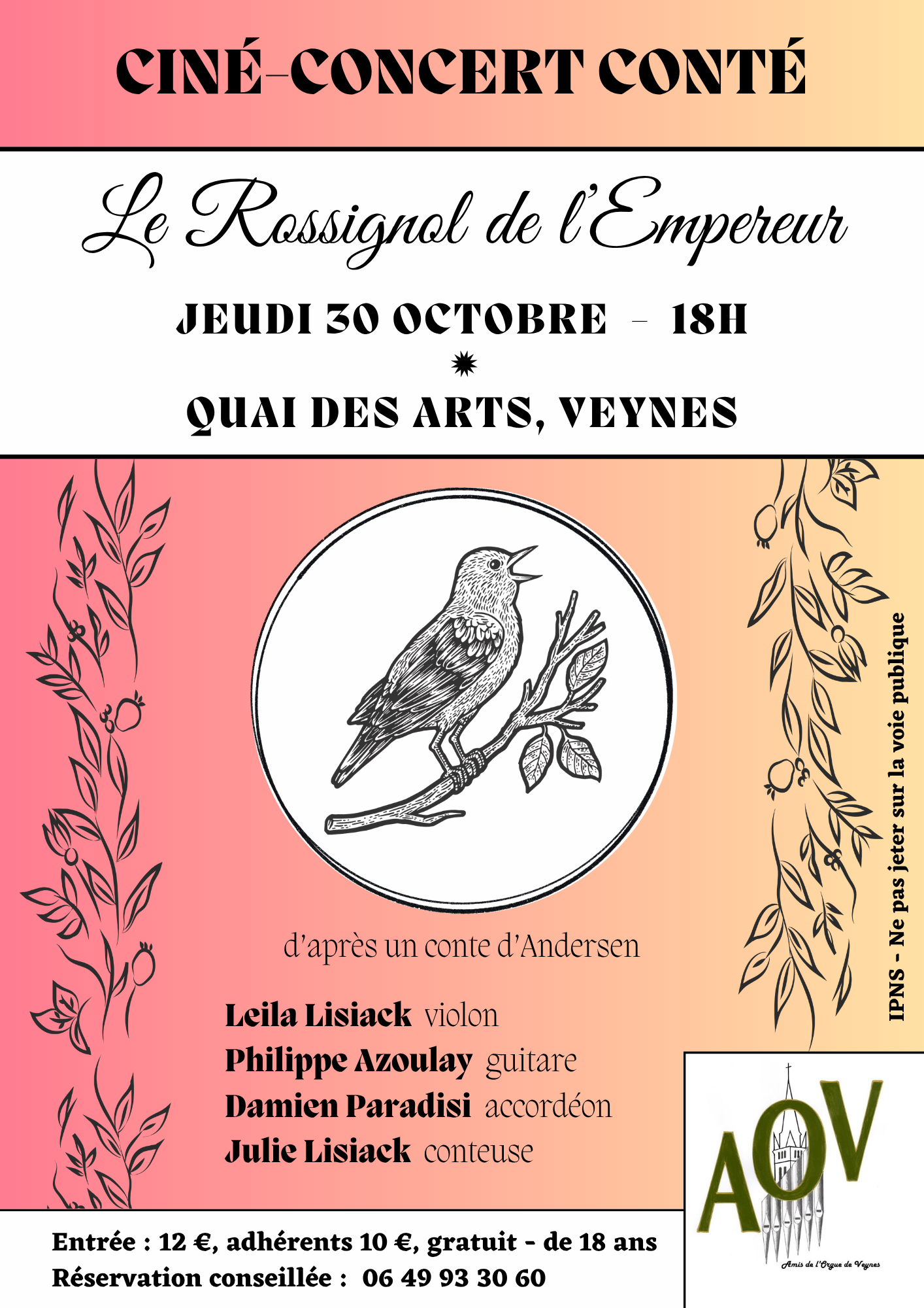 Le Rossignol de l'Empereur , Cin-Concert Cont