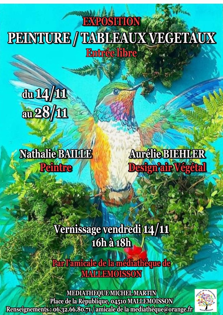 Exposition : Peinture / tableaux vgtaux