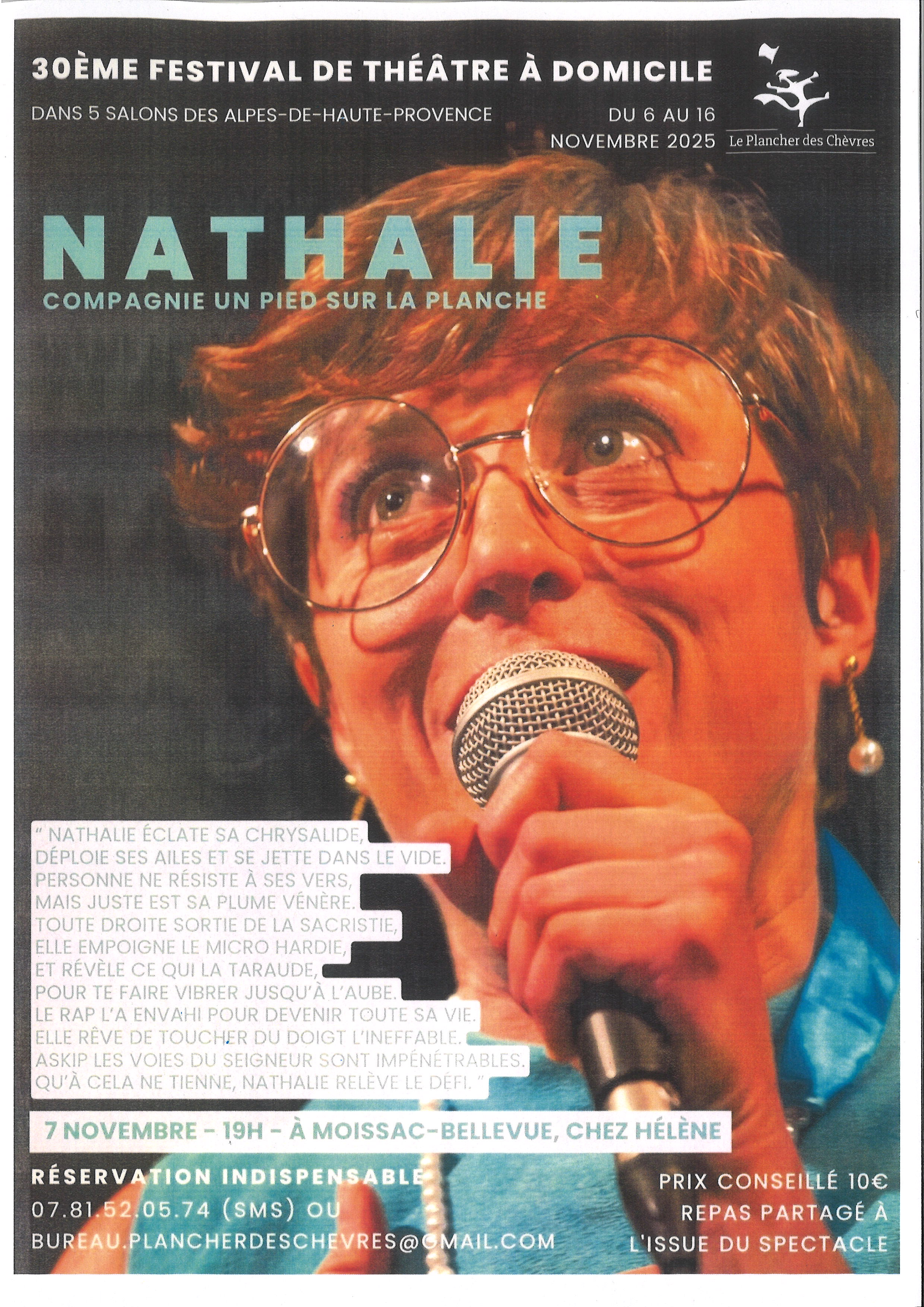 30e festival itinrant de thtre  domicile