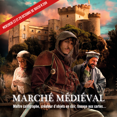 March mdival au Rocher Mistral