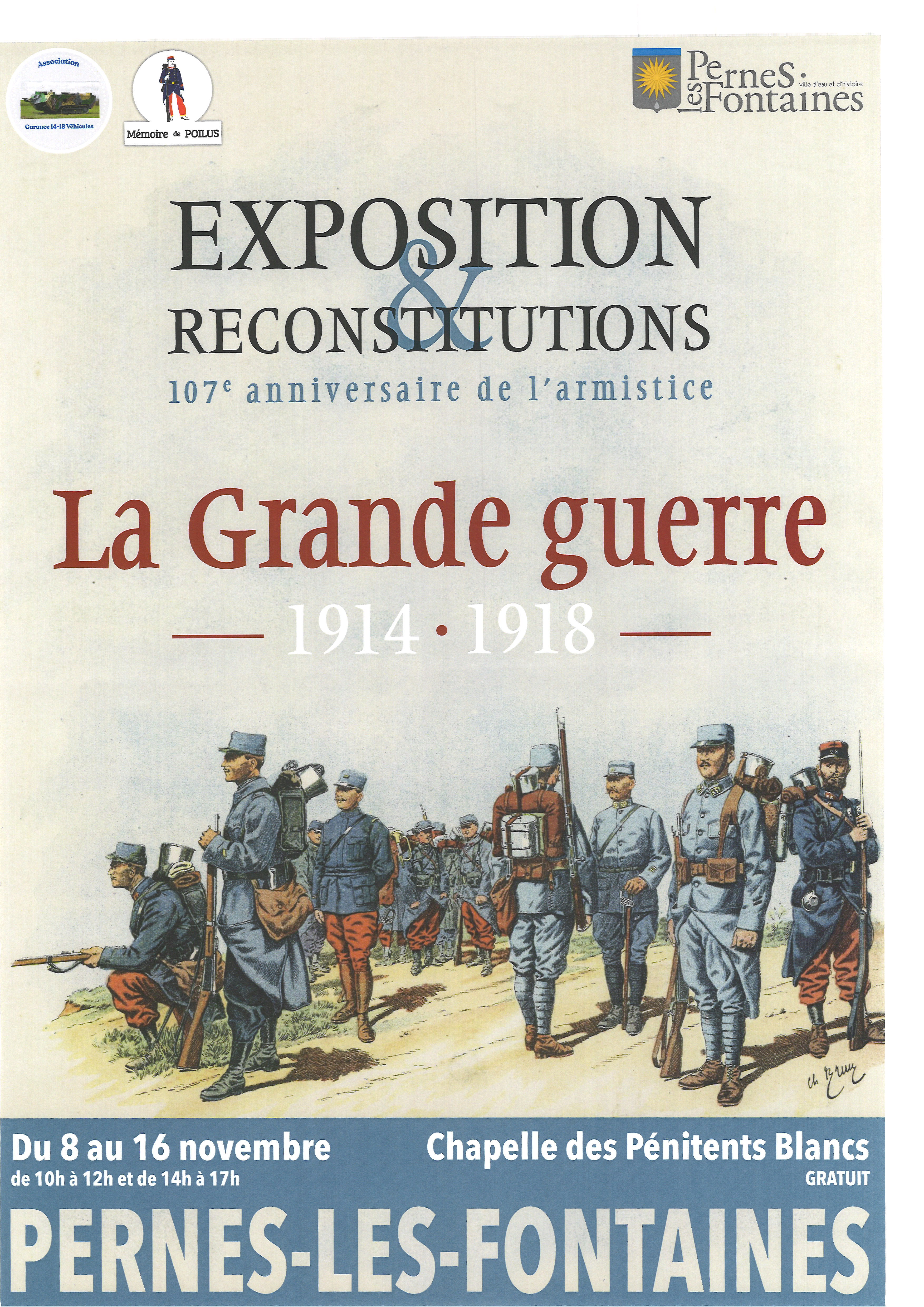 Exposition et reconstitutions : La Grande Guerre 1914-1918