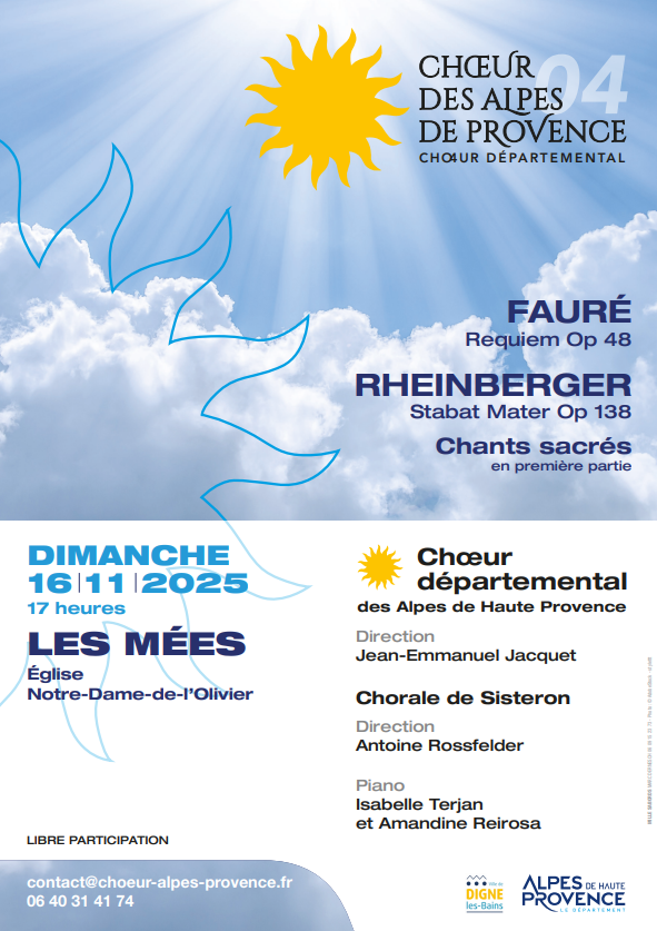 Concert Musique sacre aux Mes