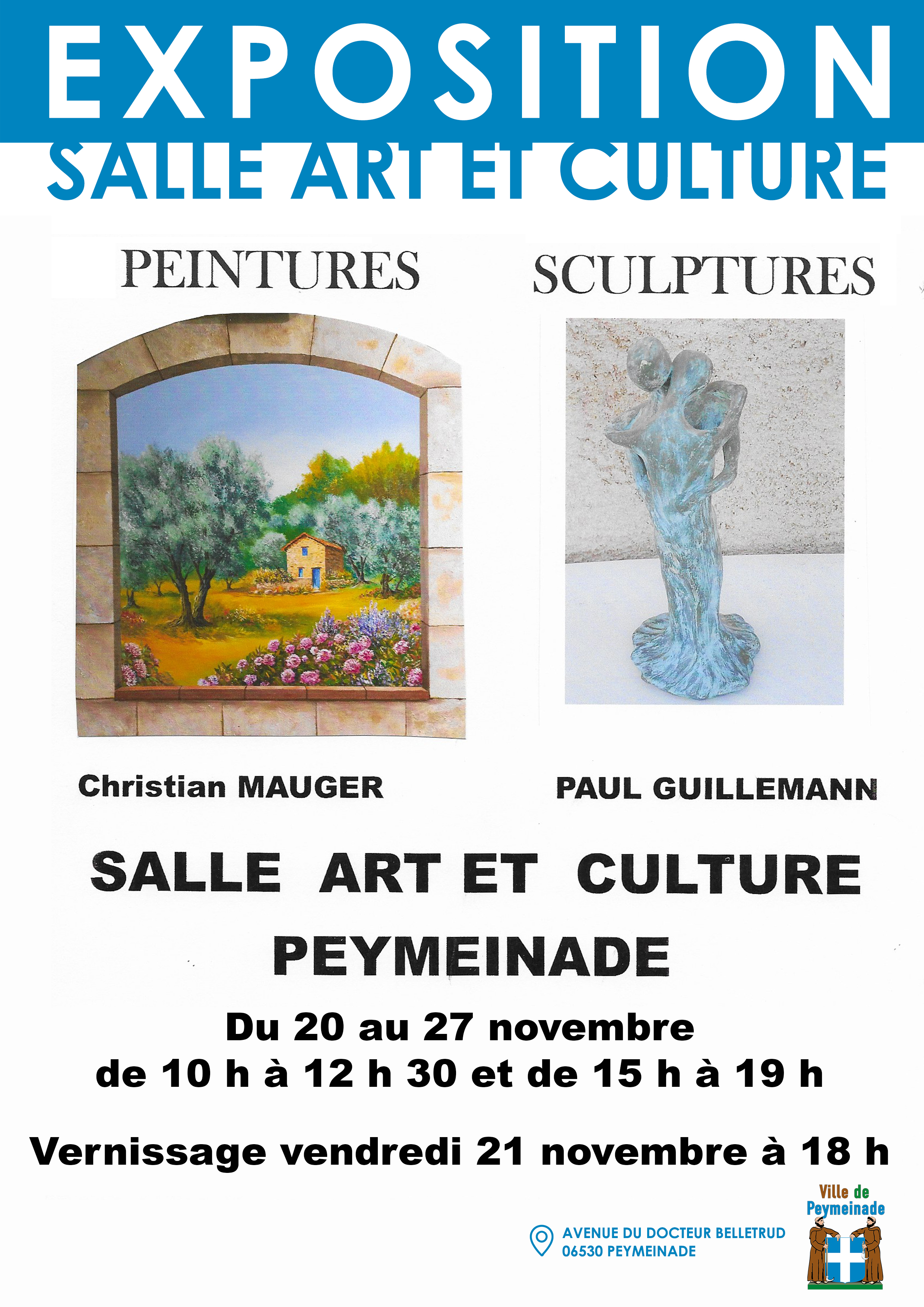 Exposition peintures et sculptures