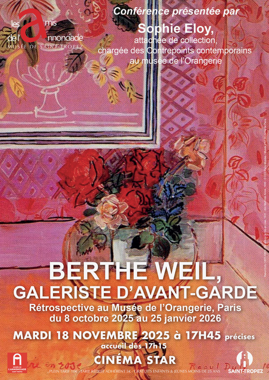 Confrence - BERTHE WEIL GALERISTE DAVANT -GARDE