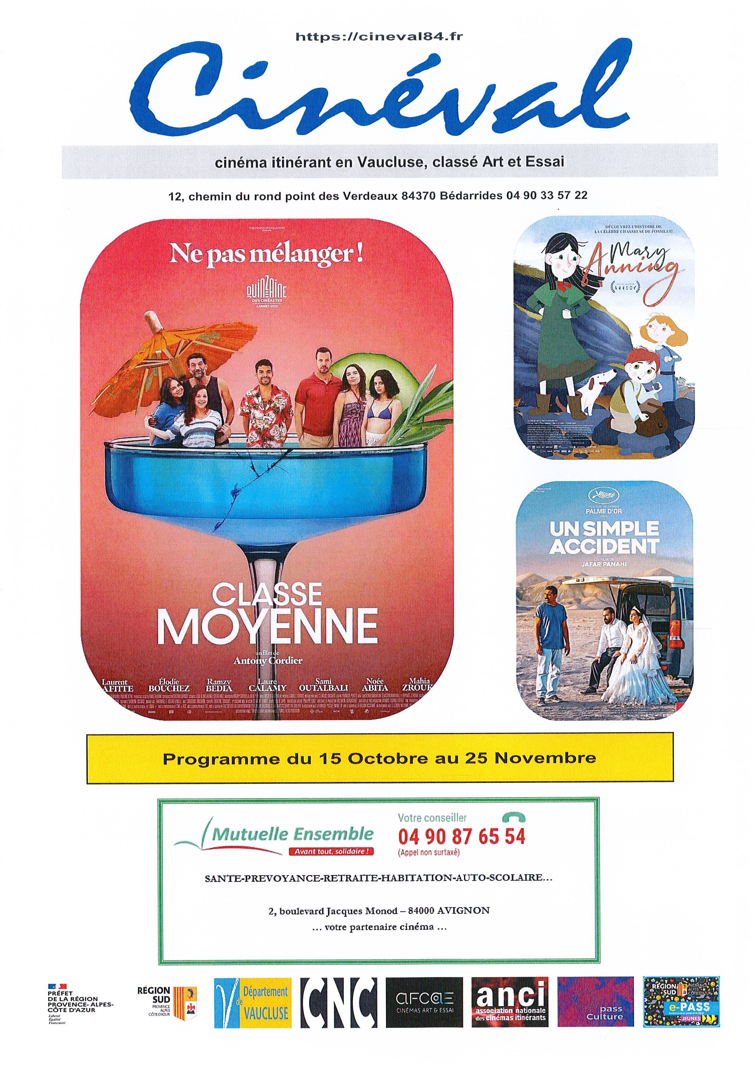 Cinma itinrant  Villes sur Auzon : 