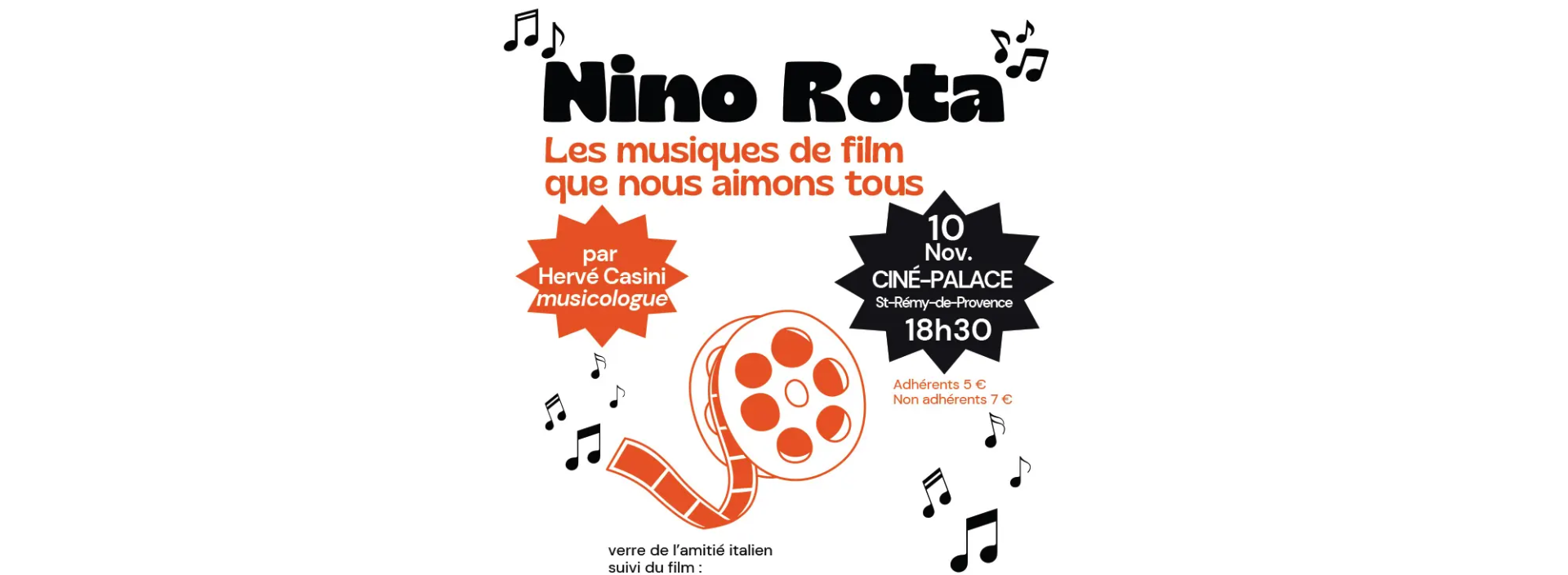 Confrence cinmatographie musicale  lAlpilium