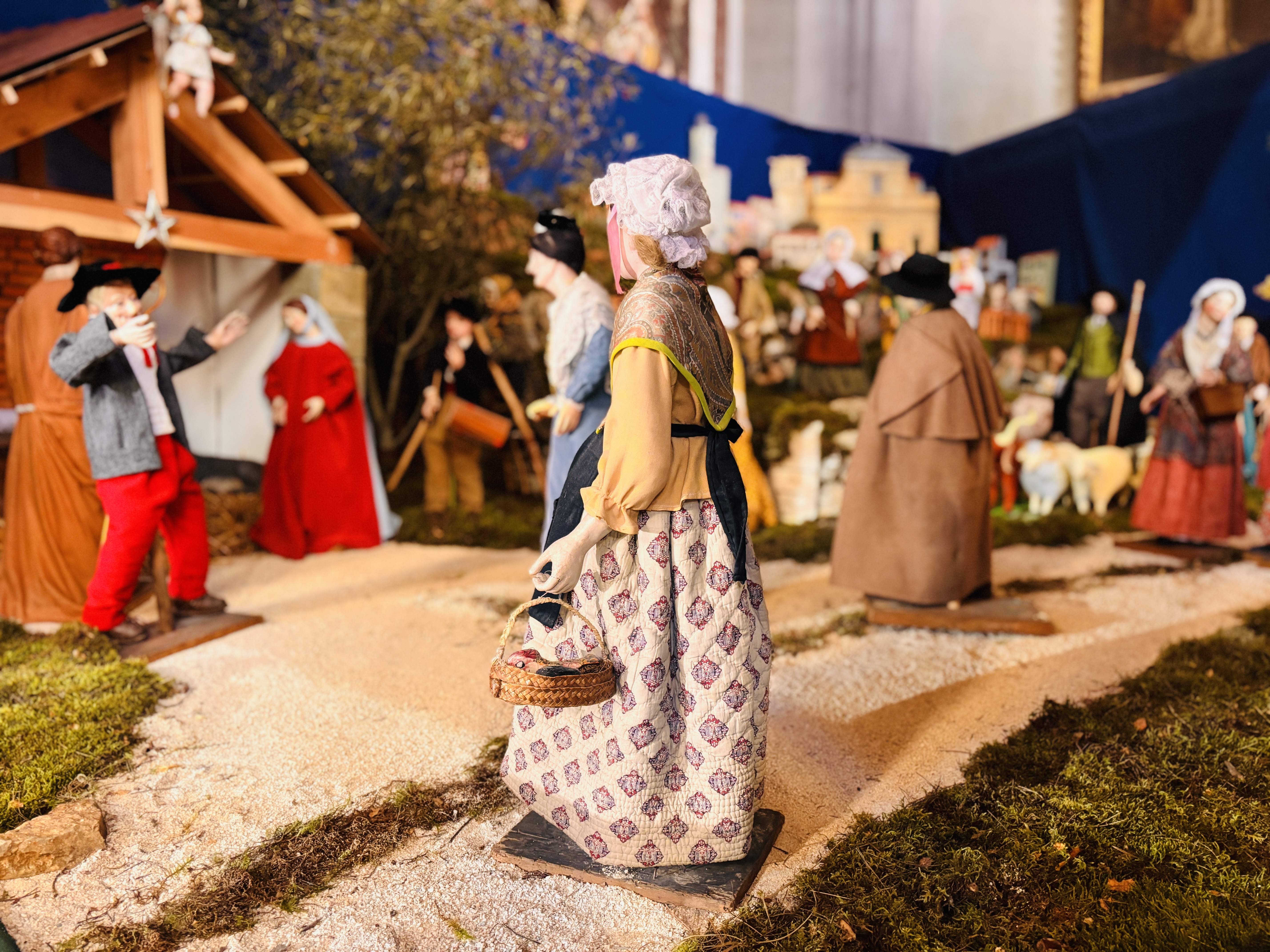 Inauguration de la Crche de l'glise paroissiale