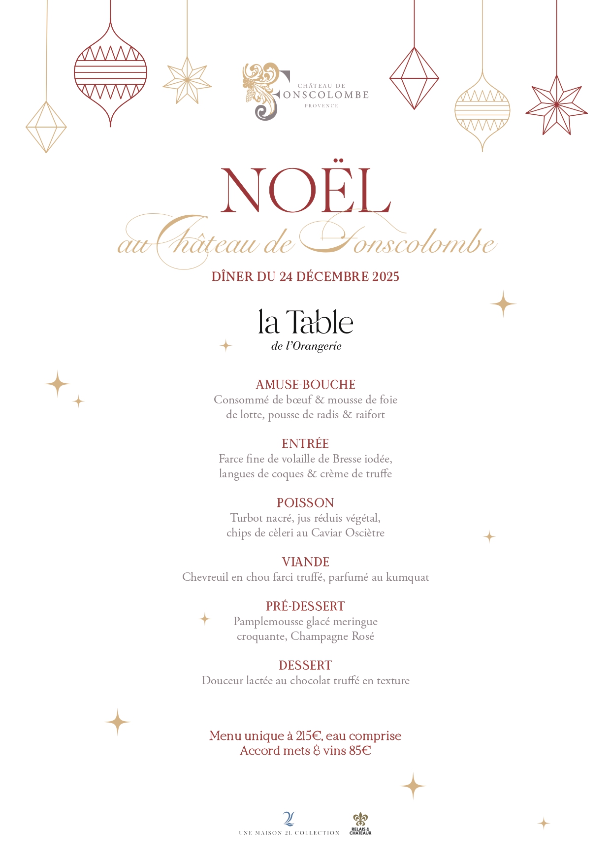 Nol au Chteau de Fonscolombe