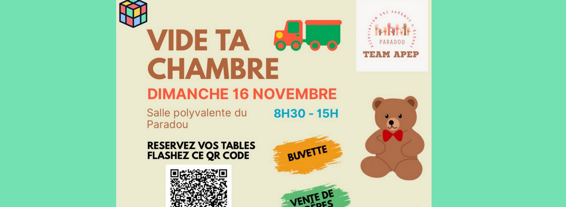 'Vide ta Chambre' au Paradou - APEP Paradou