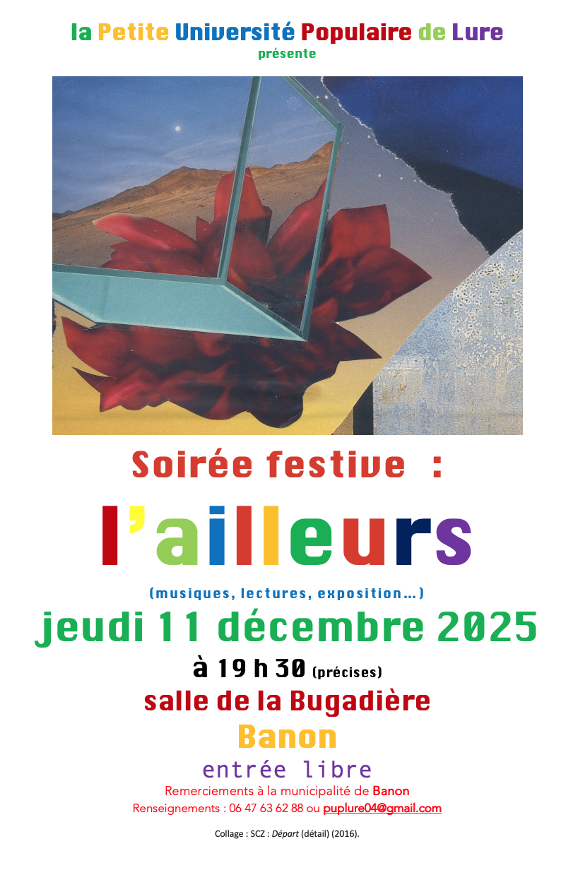 Soire Festive de la Petite Universit Populaire de Lure