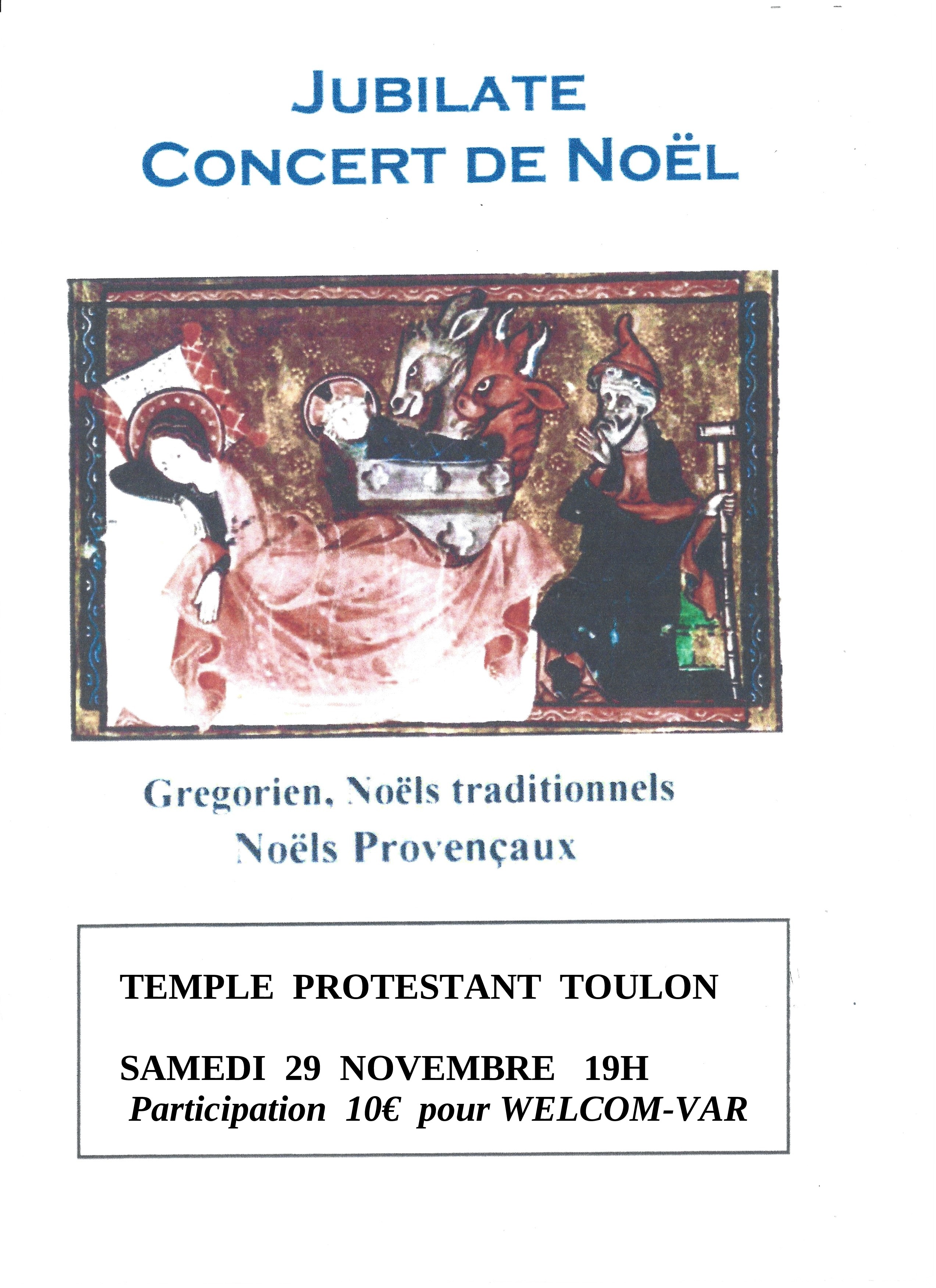 Concert de Nol du Chur Jubilate