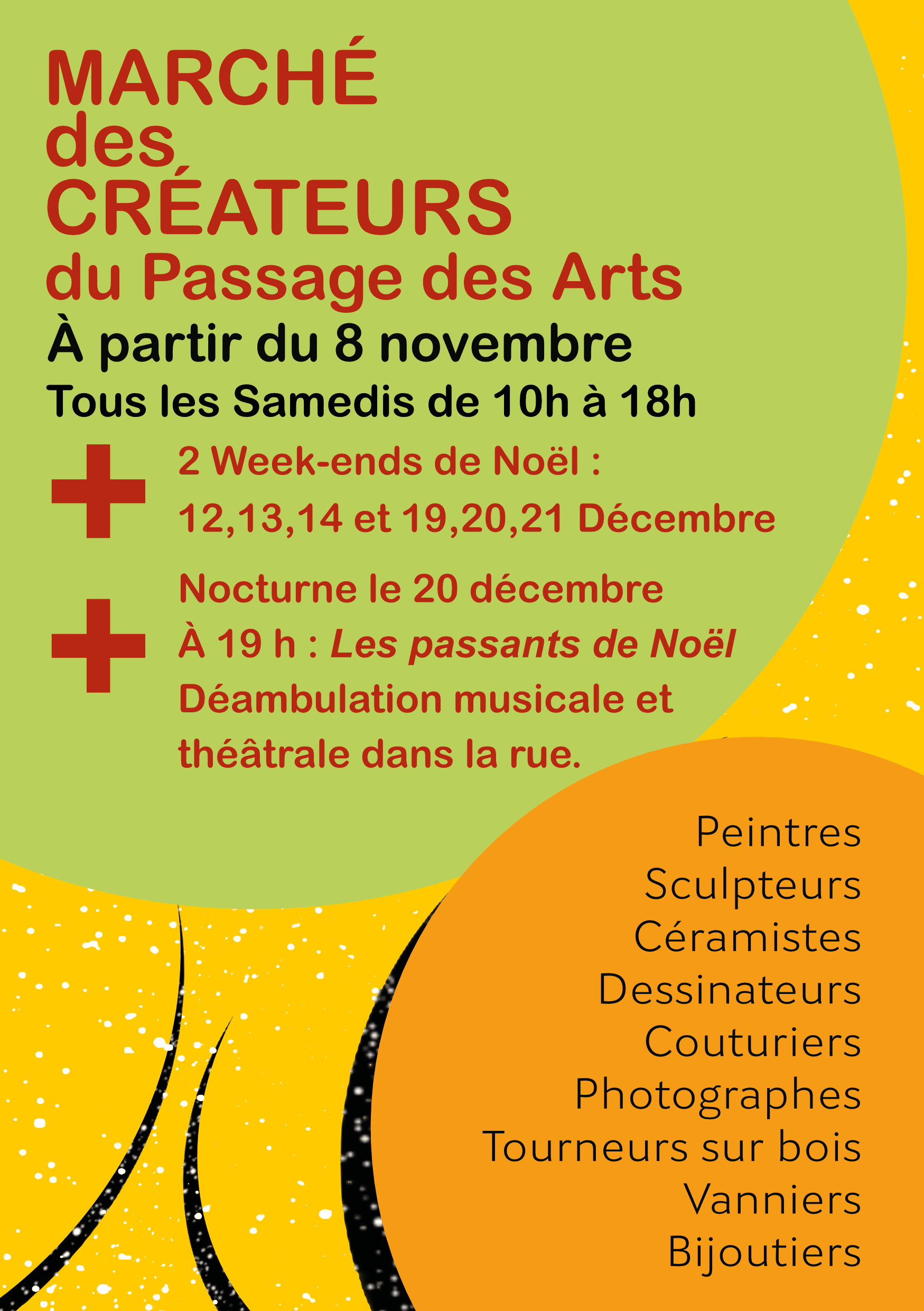 March des crateurs du passage des Arts