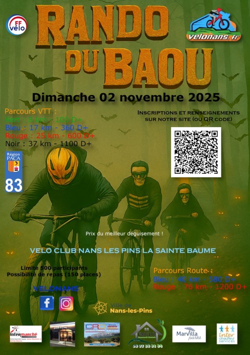 Randonne VTT et Route : Rando du Baou