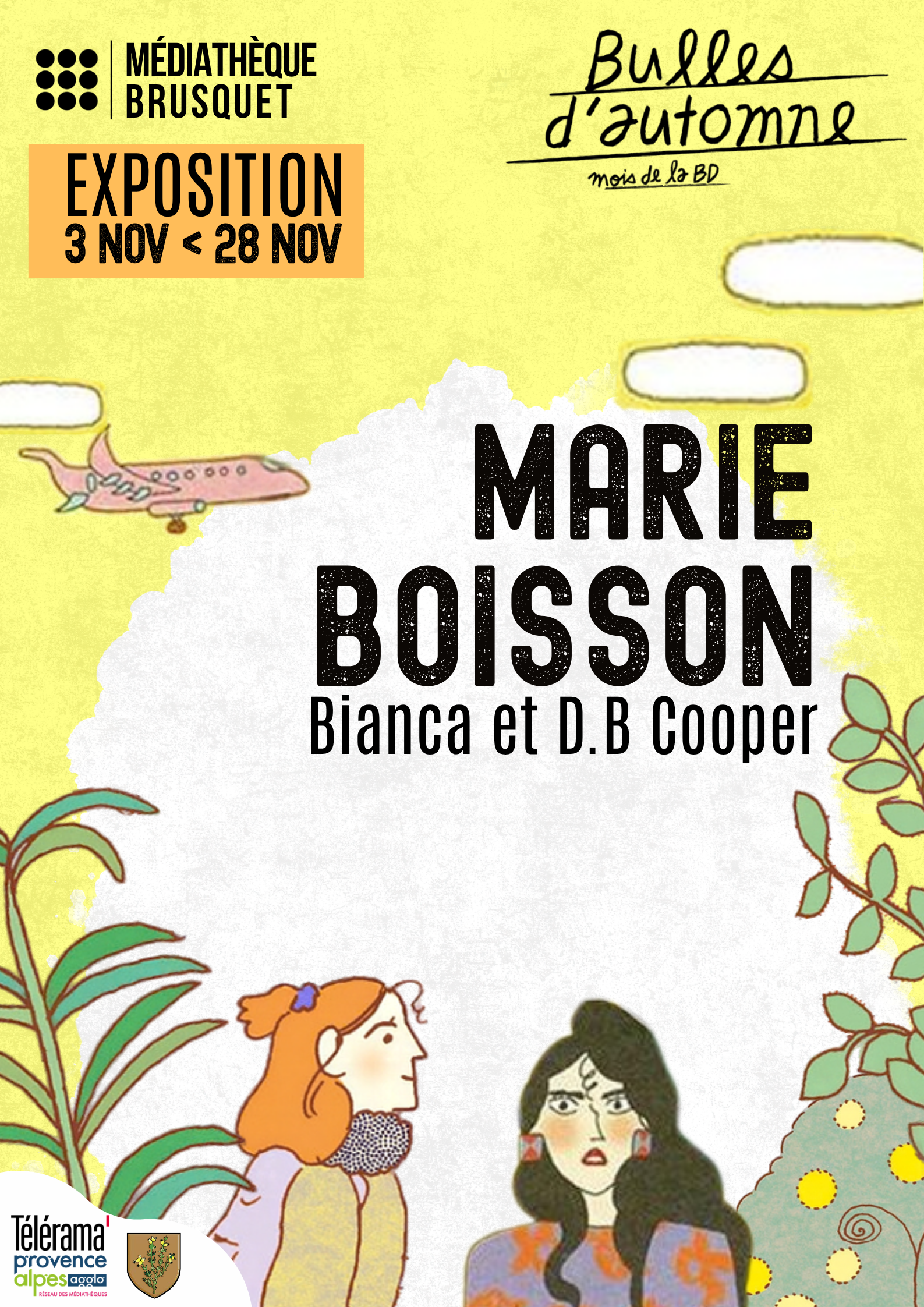 Mois de la BD - Exposition : Bianca et D. B. Cooper