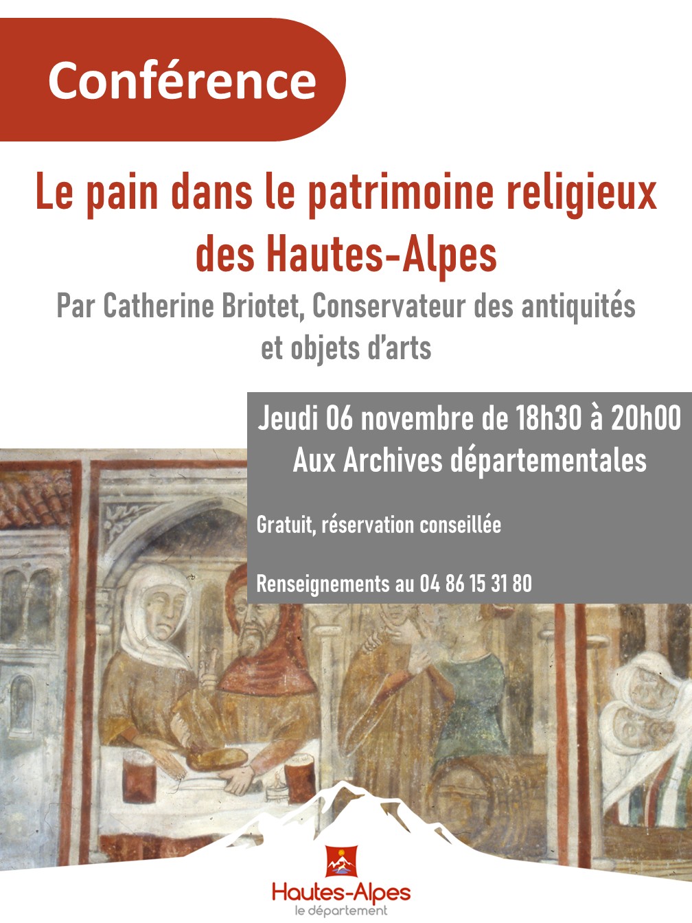 Le pain dans le patrimoine religieux des Hautes-Alpes,