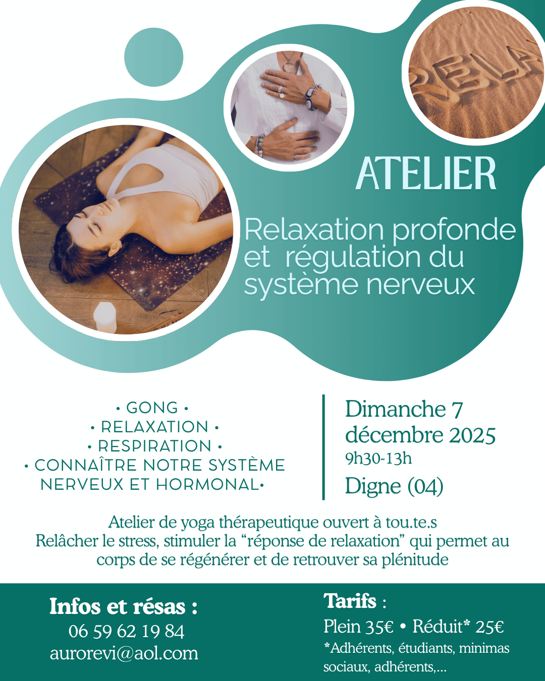 Atelier : Relaxation profonde et rgulation du systme nerveux