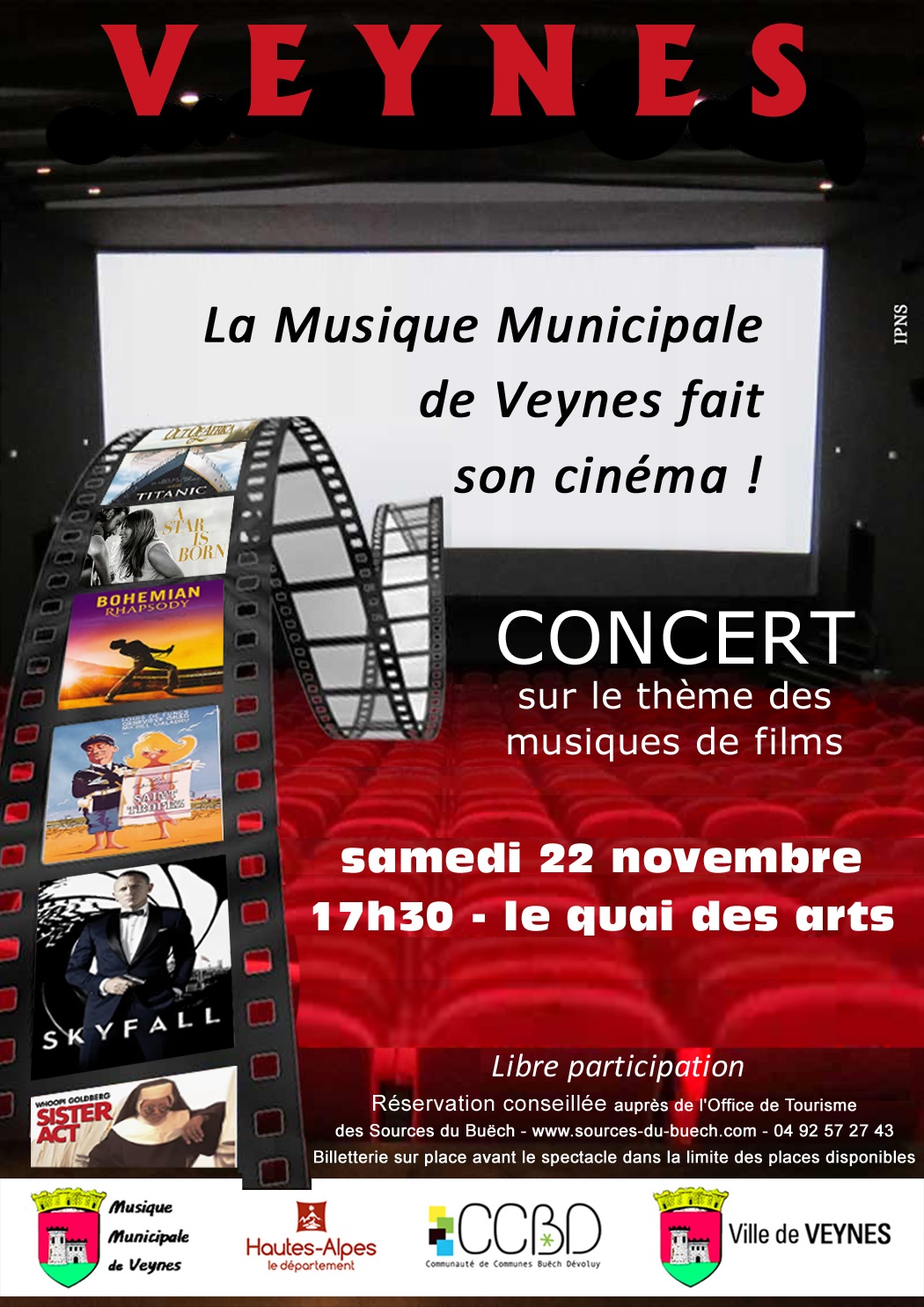 La Musique Municipale de Veynes fait son cinma !