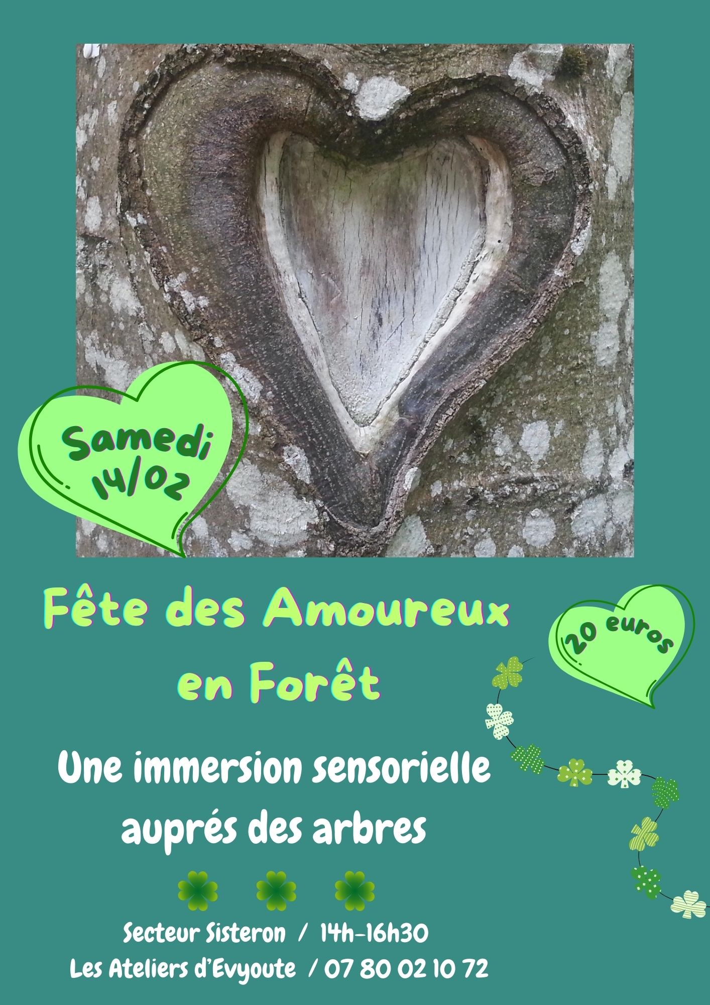 F�te des Amoureux en for�t - Les Ateliers d'Evyoute