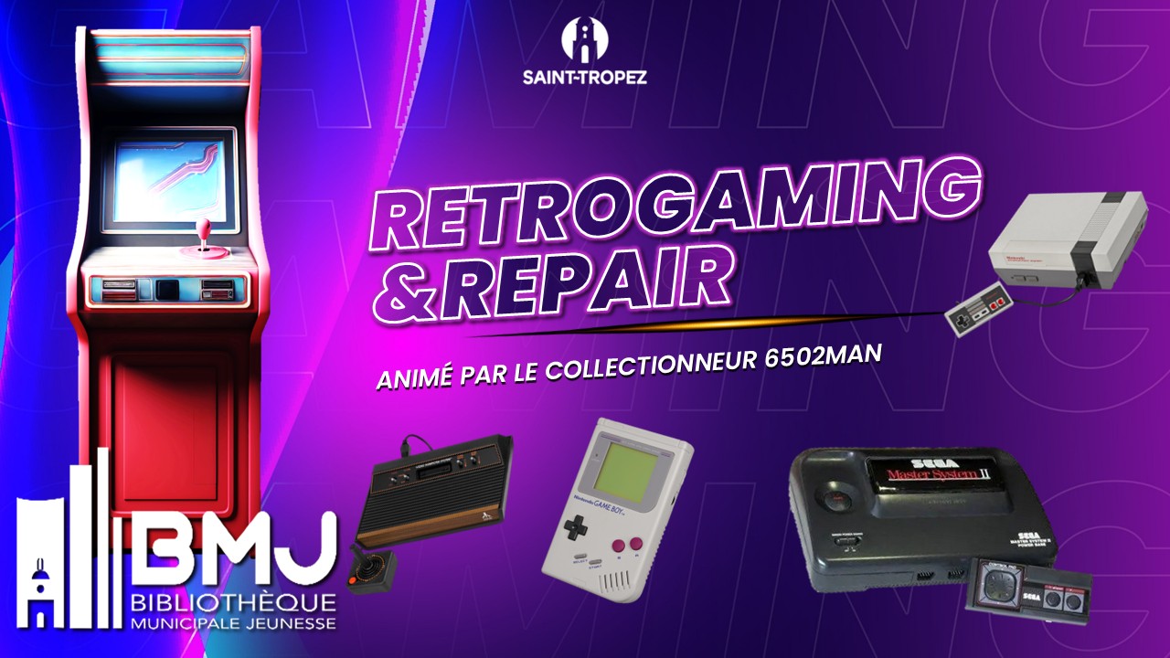 Exposition Culture Geek  Retrogaming & repair - Semaine Europenne de la Rduction des Dchets