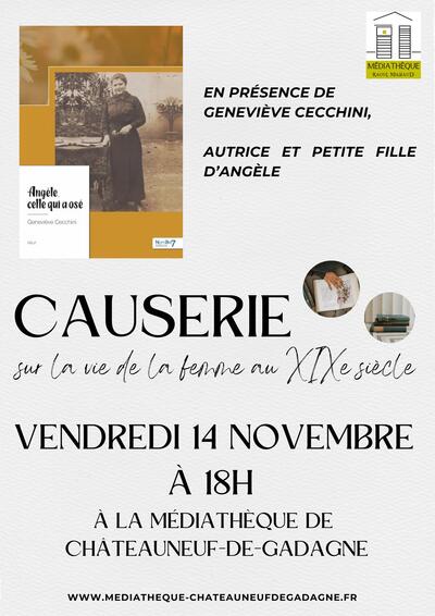 Angle, celle qui a os : causerie sur la vie de la femme au XIXe sicle