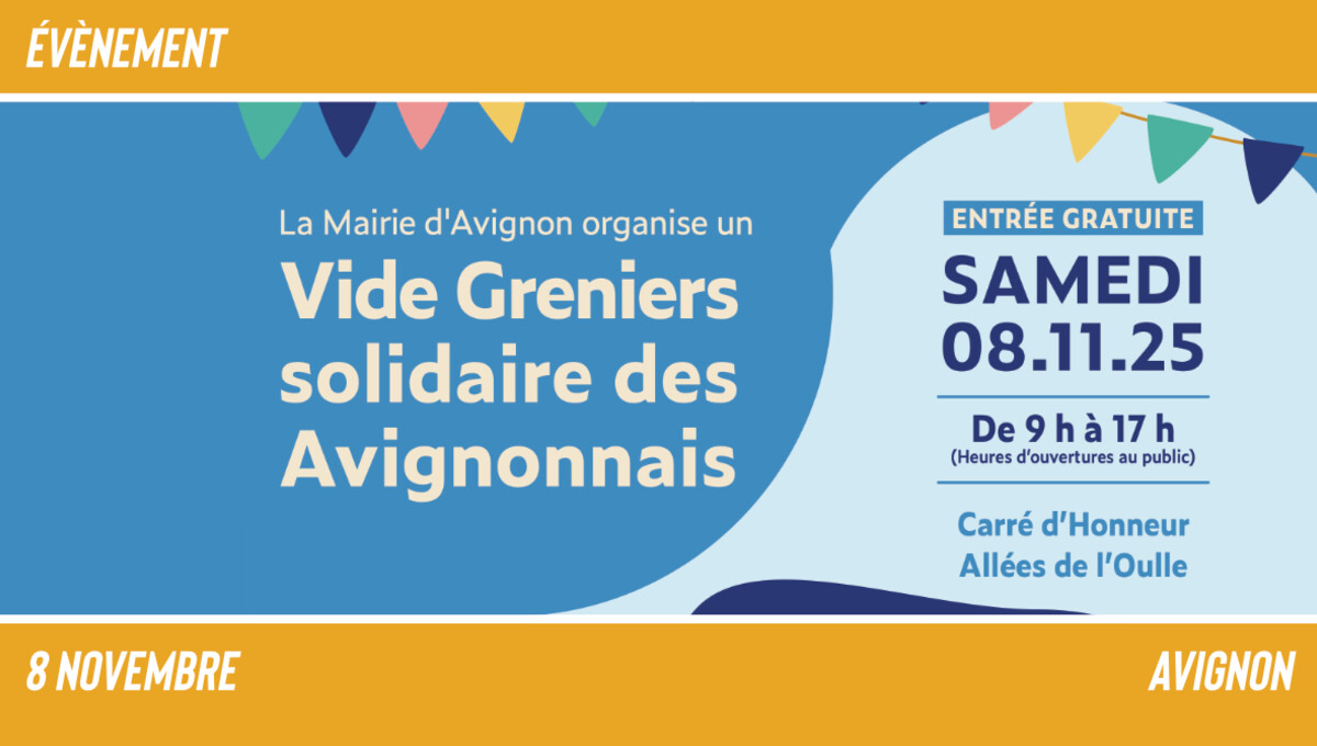 Vide-greniers solidaire des Avignonnais