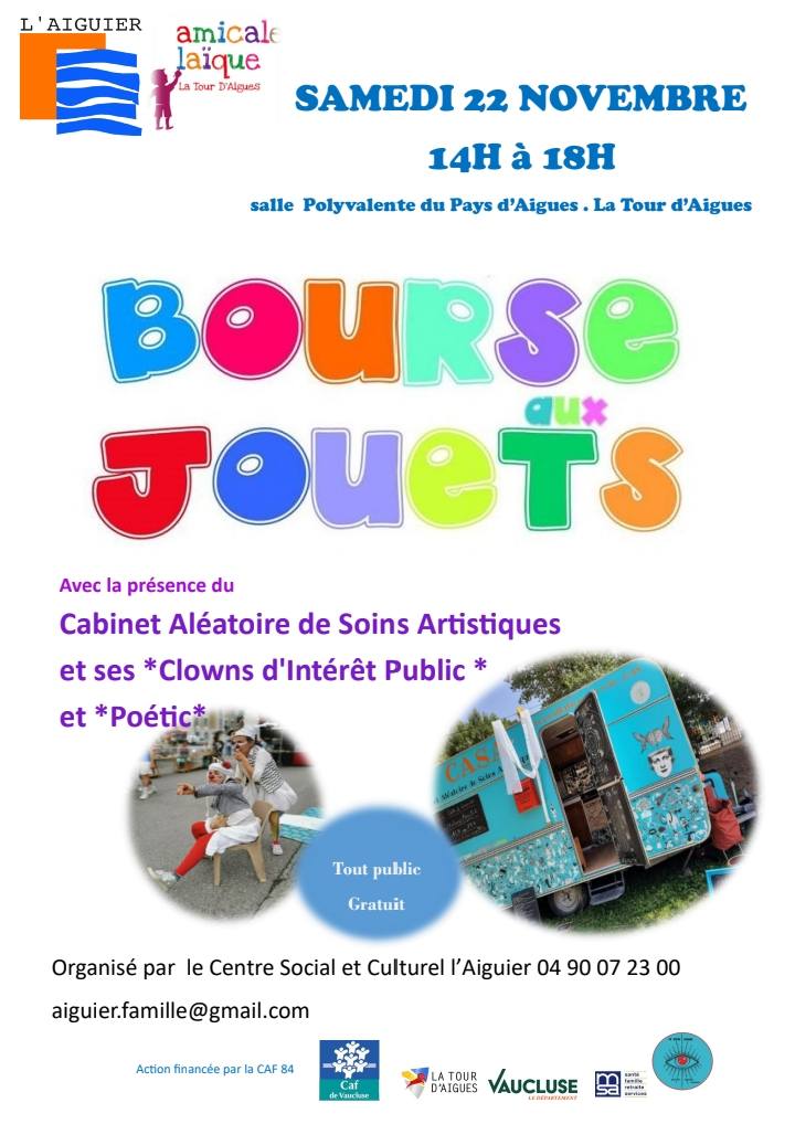 Bourse aux jouets  la Tour d'Aigues