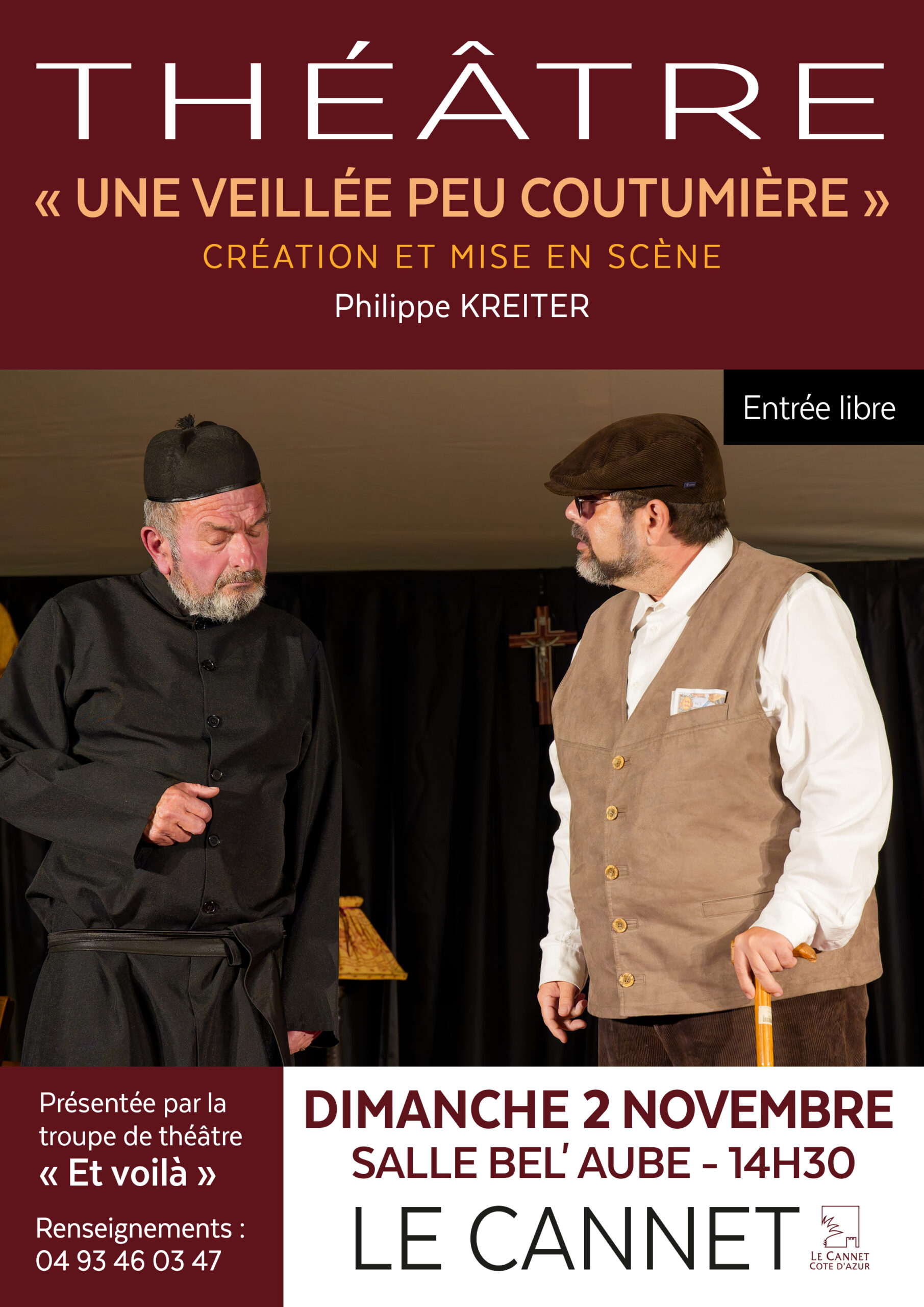 UNE VEILLE PEU COUTUMIRE