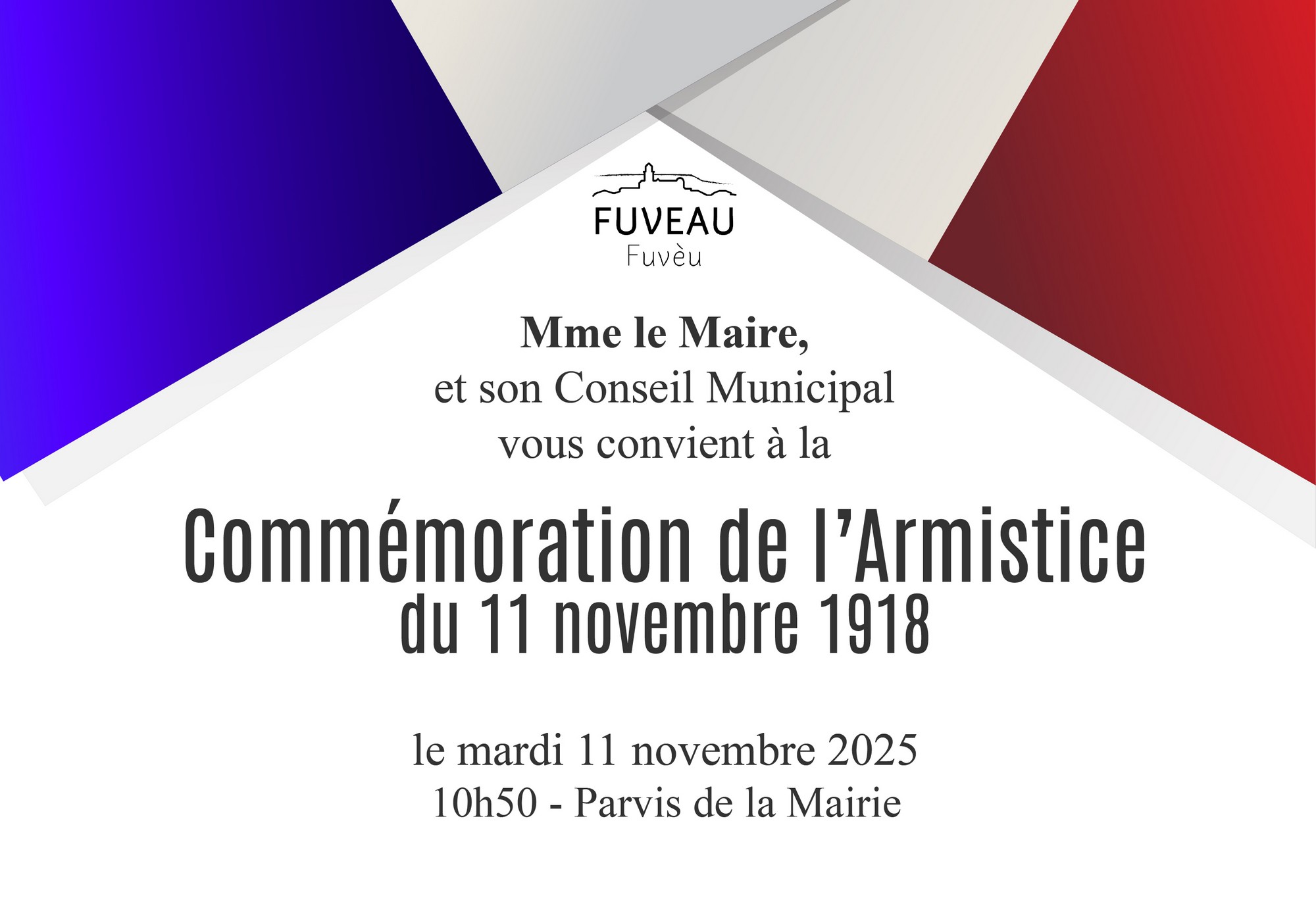 Commmoration de lArmistice du 11 novembre 1918