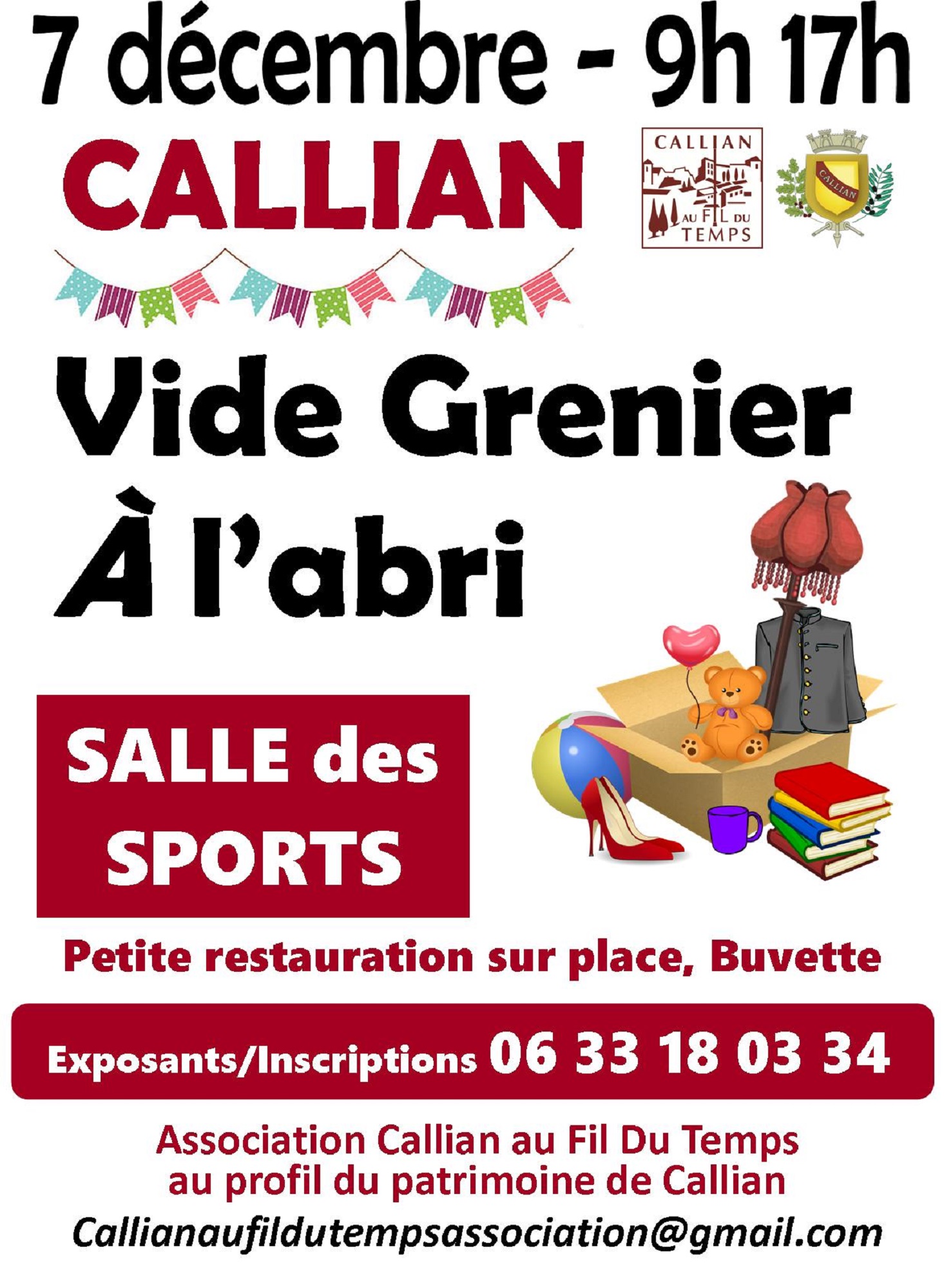 Vide grenier de Callian au Fil du Temps