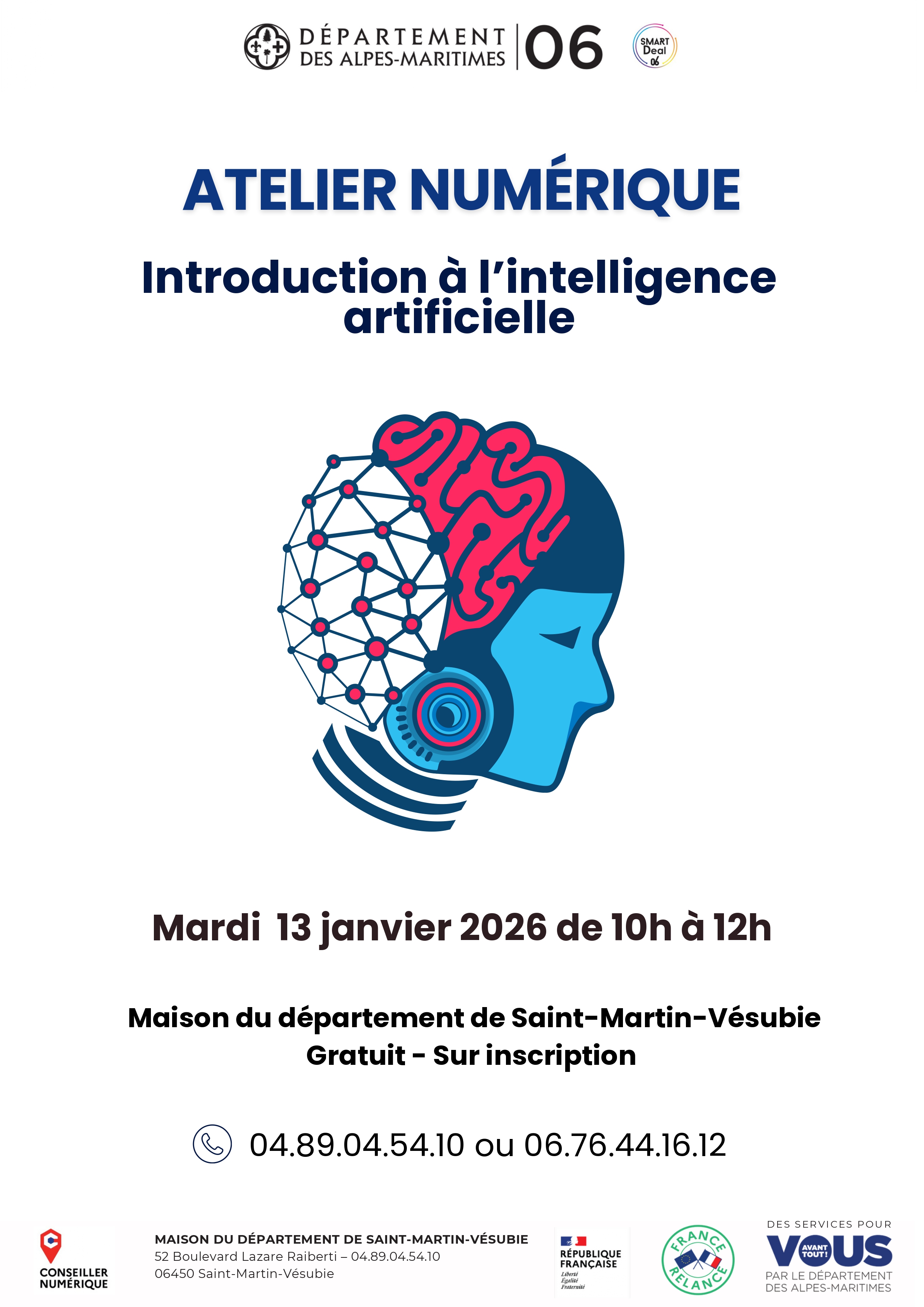 Atelier num�rique - Introduction � l'intelligence artificielle