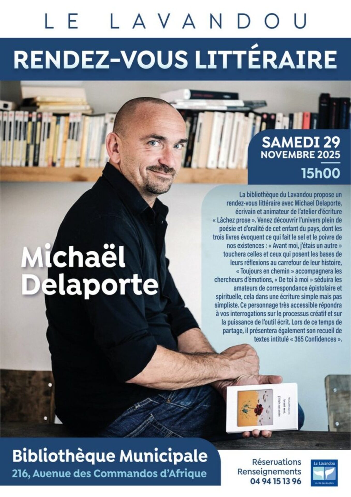Rendez-vous littraire avec Michal Delaporte