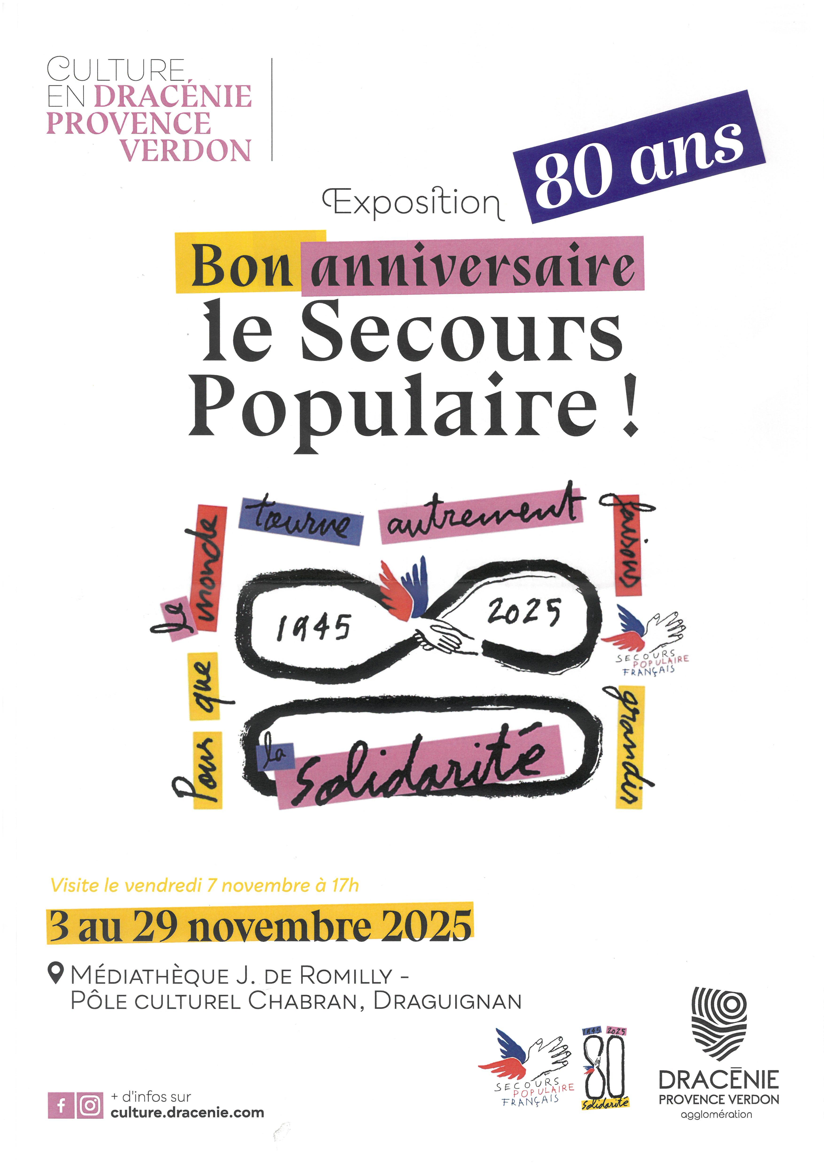 Bon anniversaire le secours Populaire !