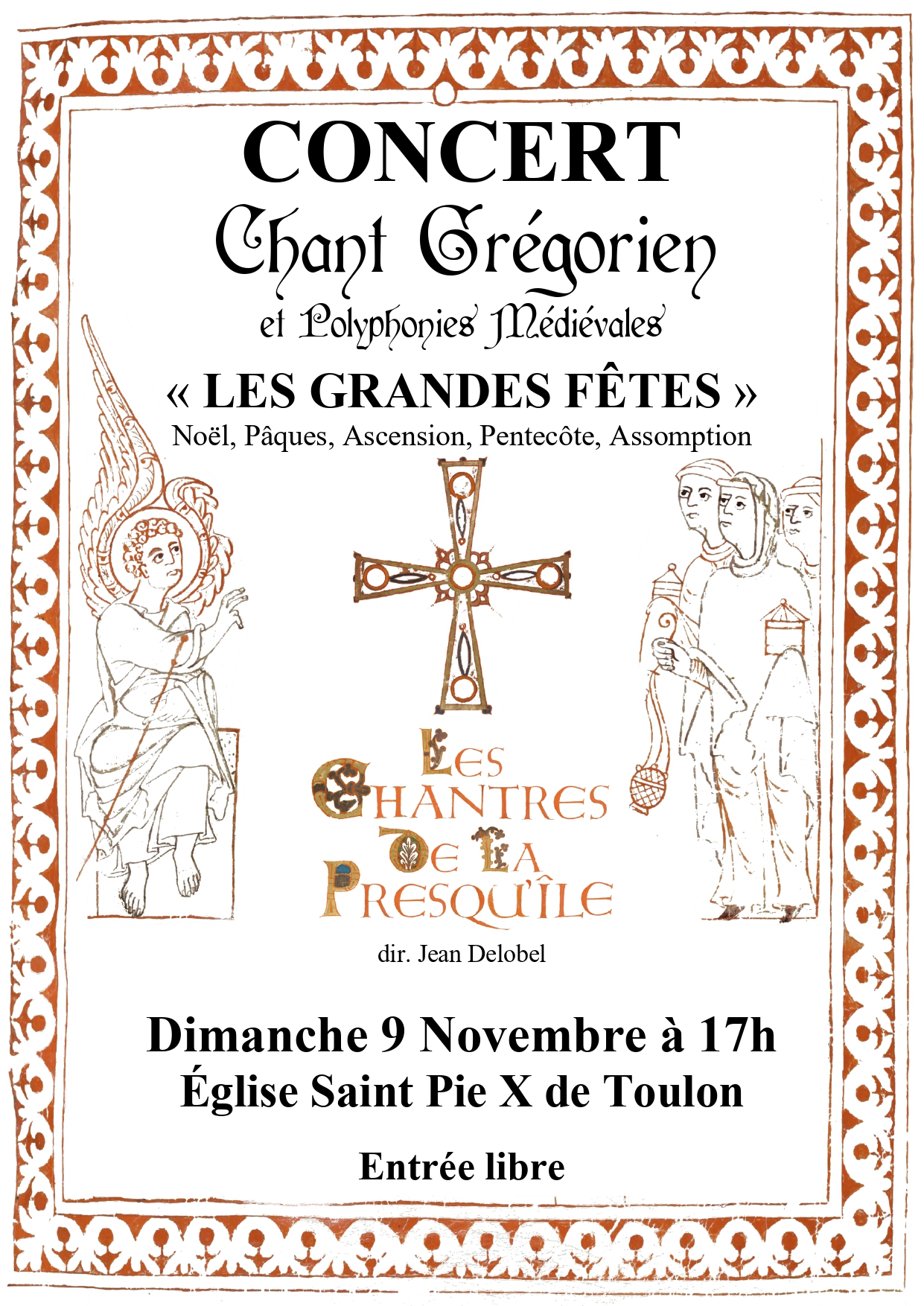 Concert - Chant Grgorien et Polyphonies Mdivales