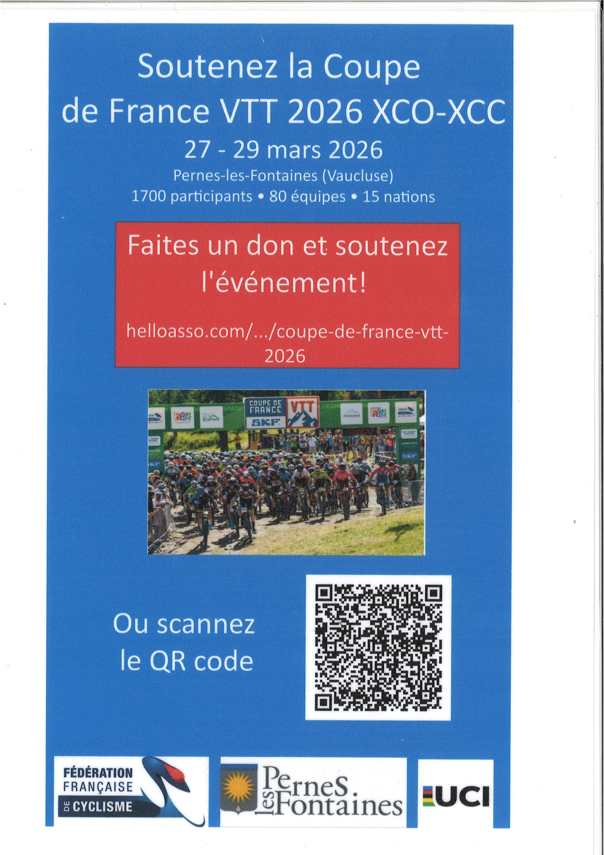 Coupe de France de VTT 2026 XCOXCC : 1re manche