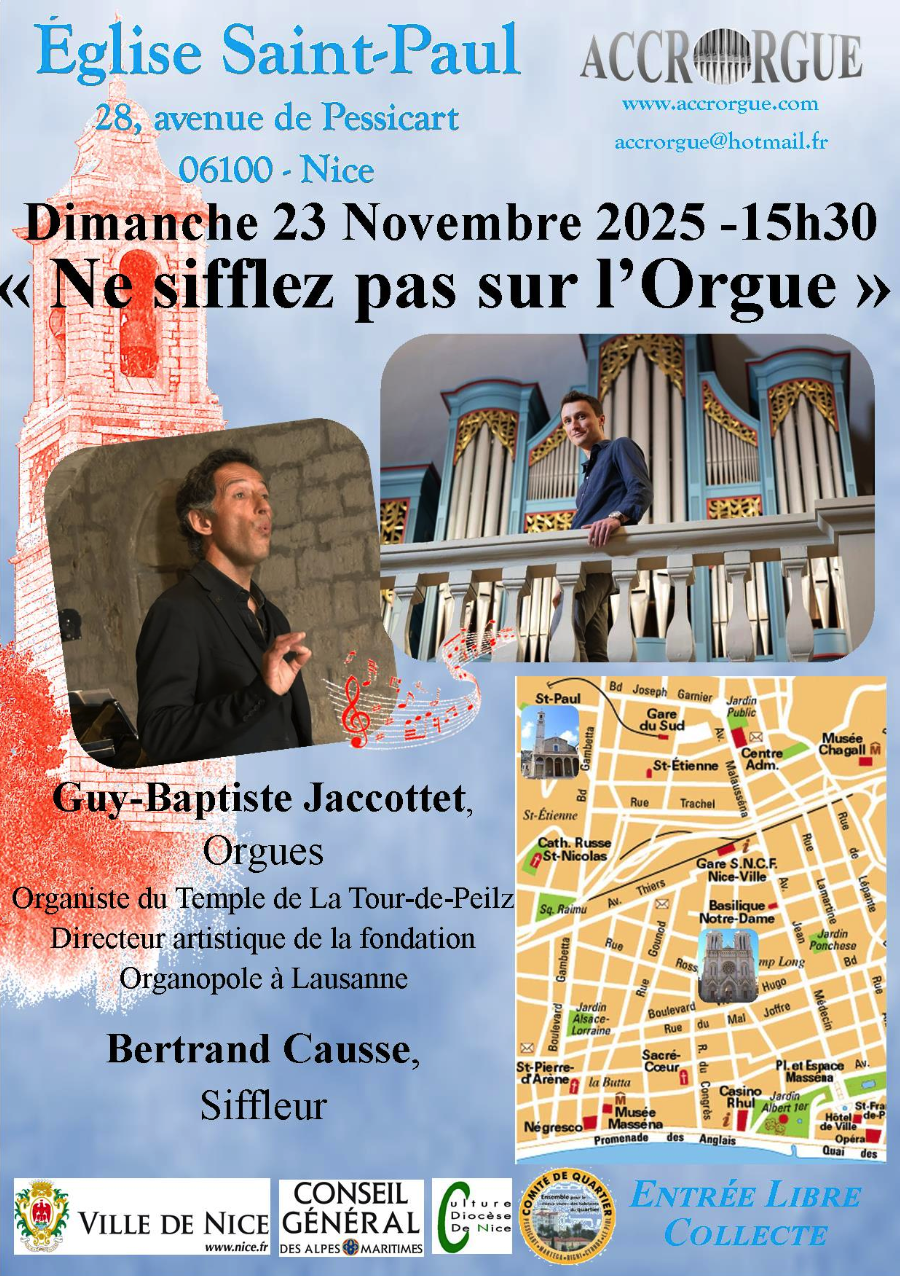 Ne sifflez pas sur l'Orgue