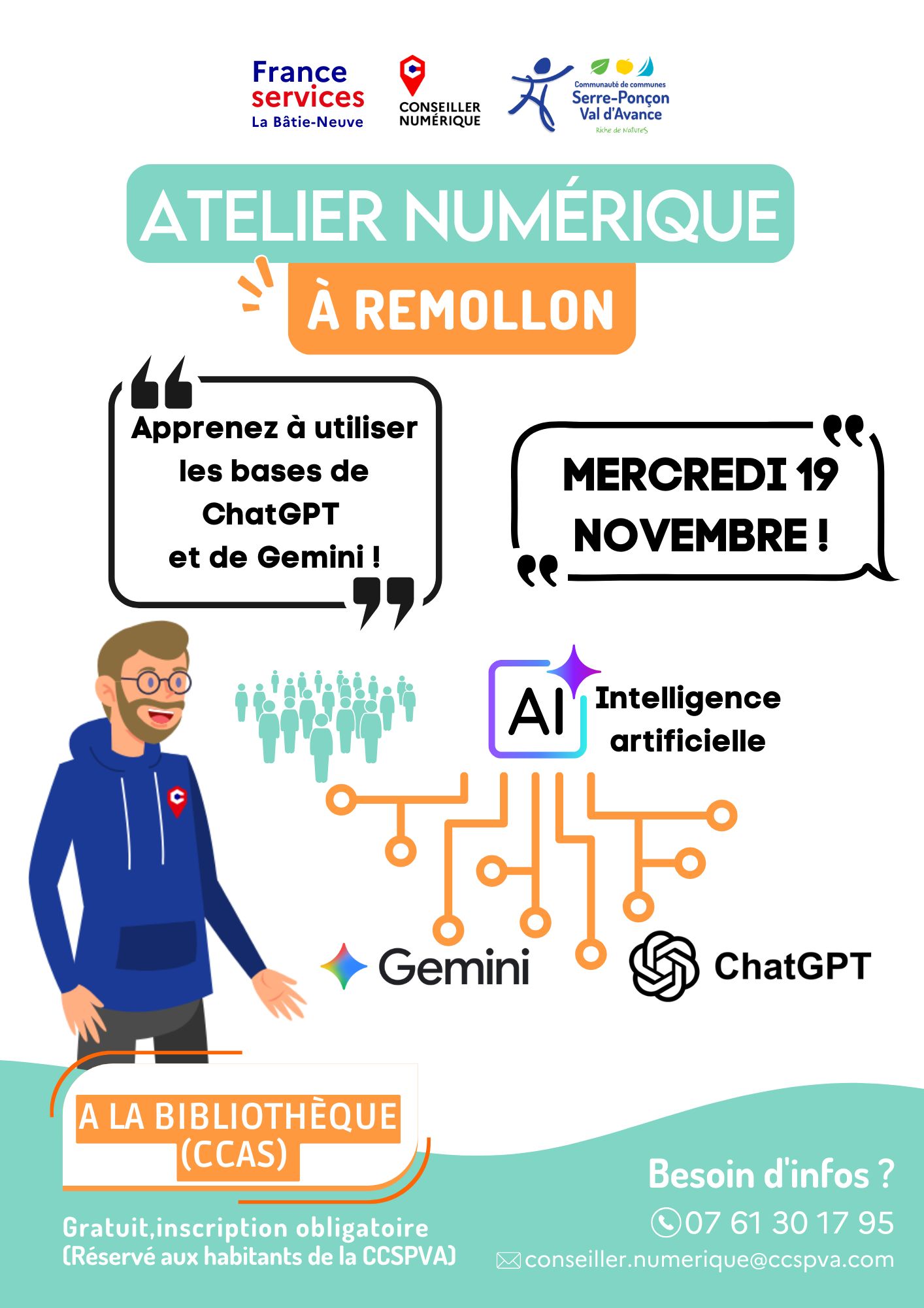 Atelier numrique  Remollon