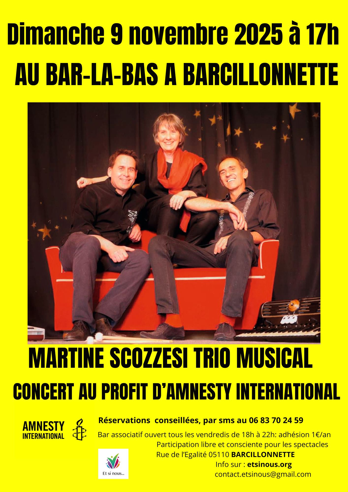 Concert pour Amnesty International