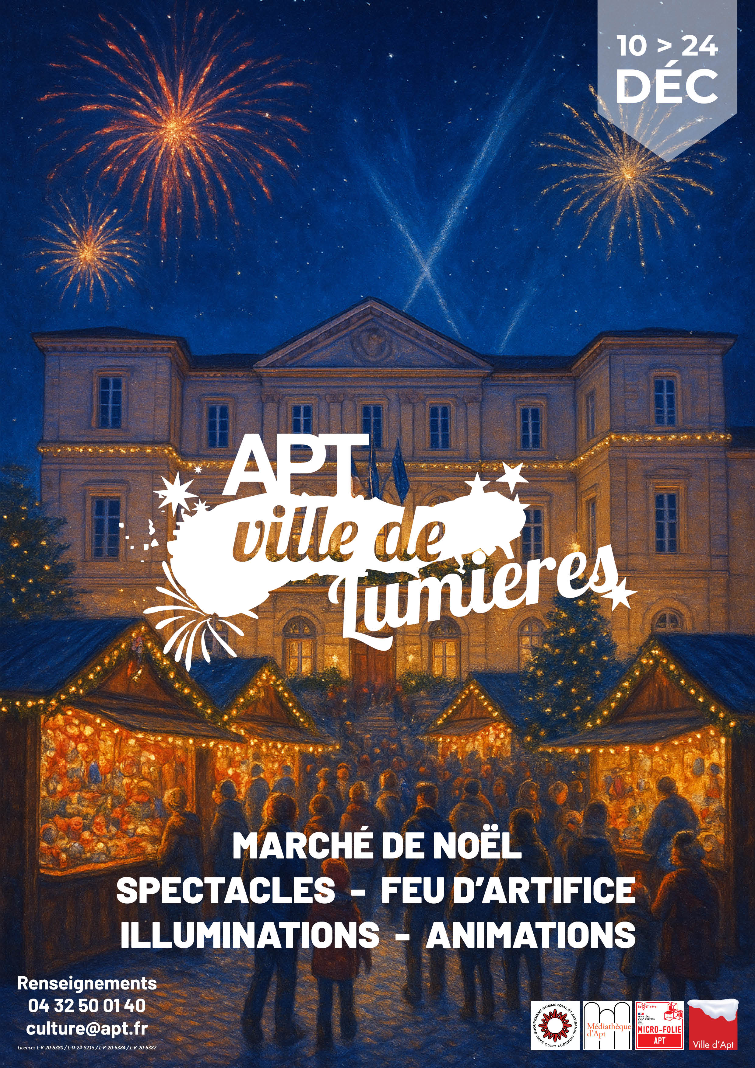 Concert au march de Nol