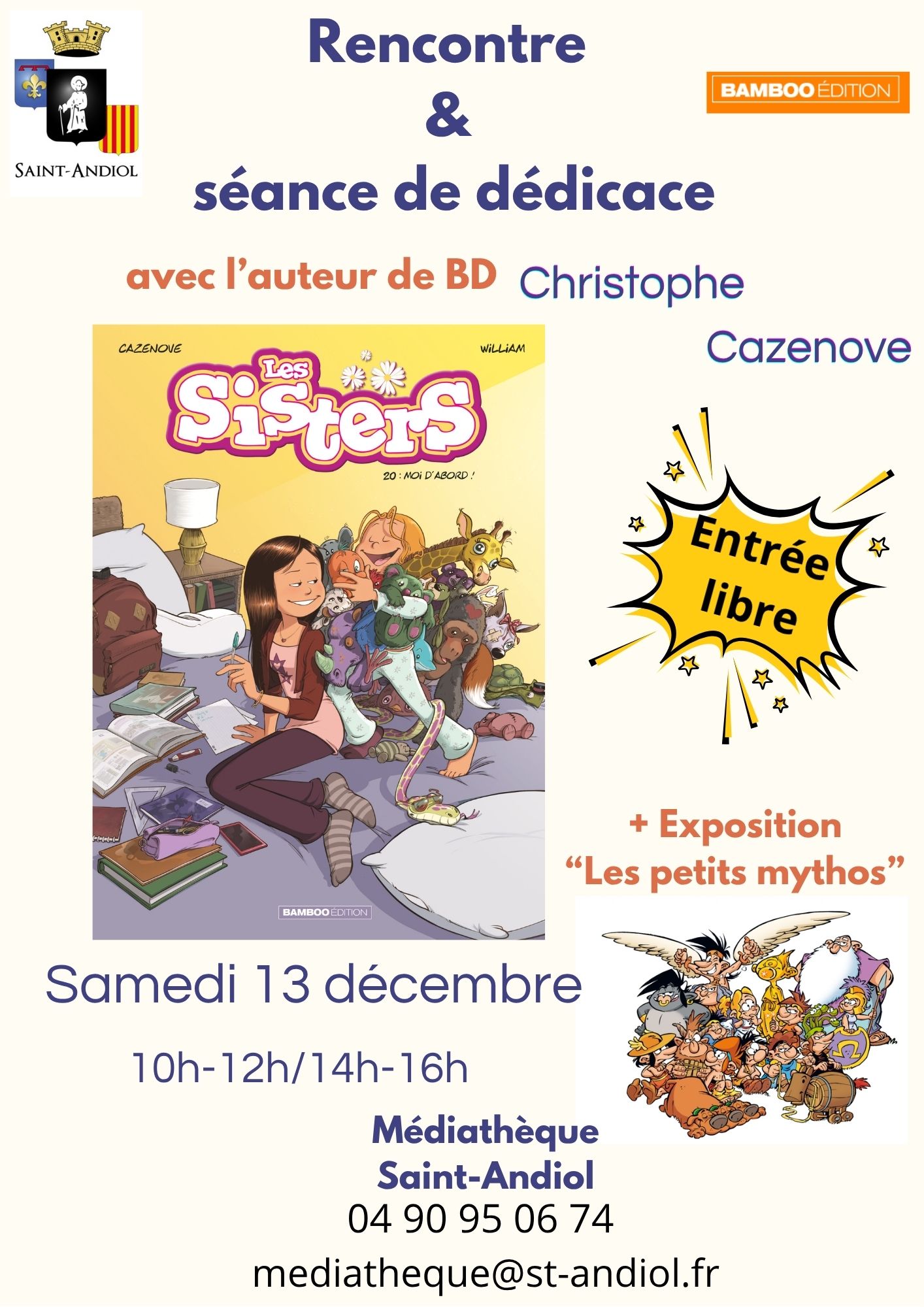 Exposition autour de Christophe Cazenove