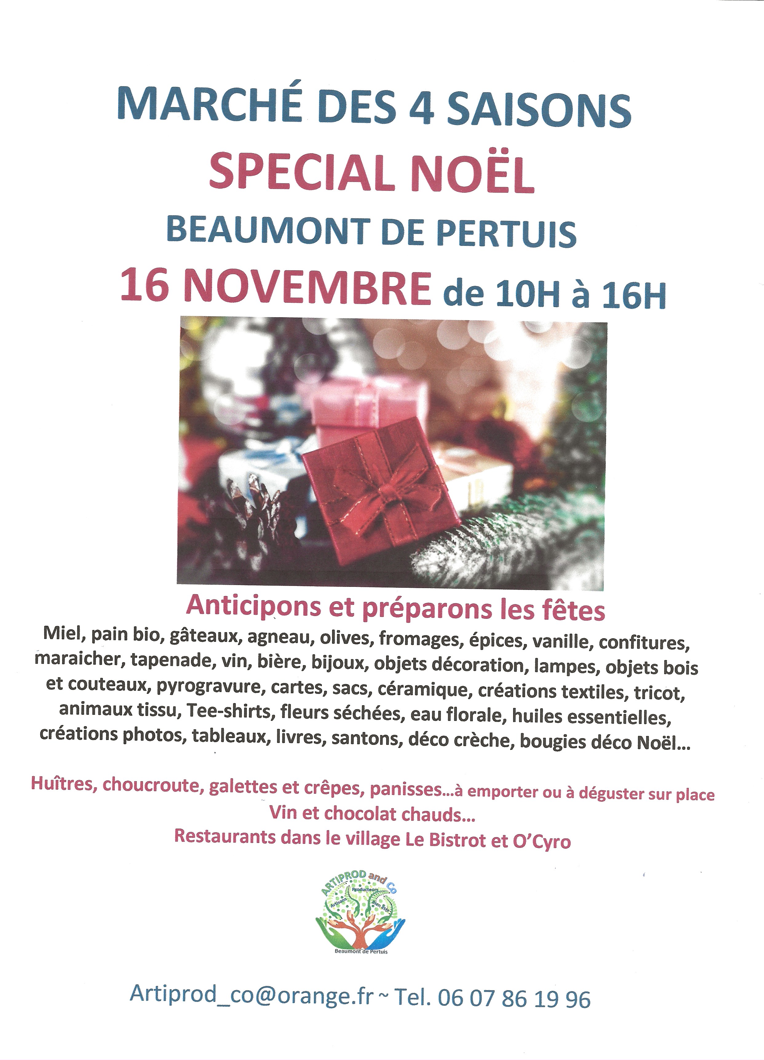 March des 4 saisons spcial Nol  Beaumont de Pertuis