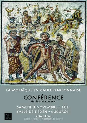 La mosaque en Gaule Narbonnaise - Confrence par Hlne N  Cucuronovaresio