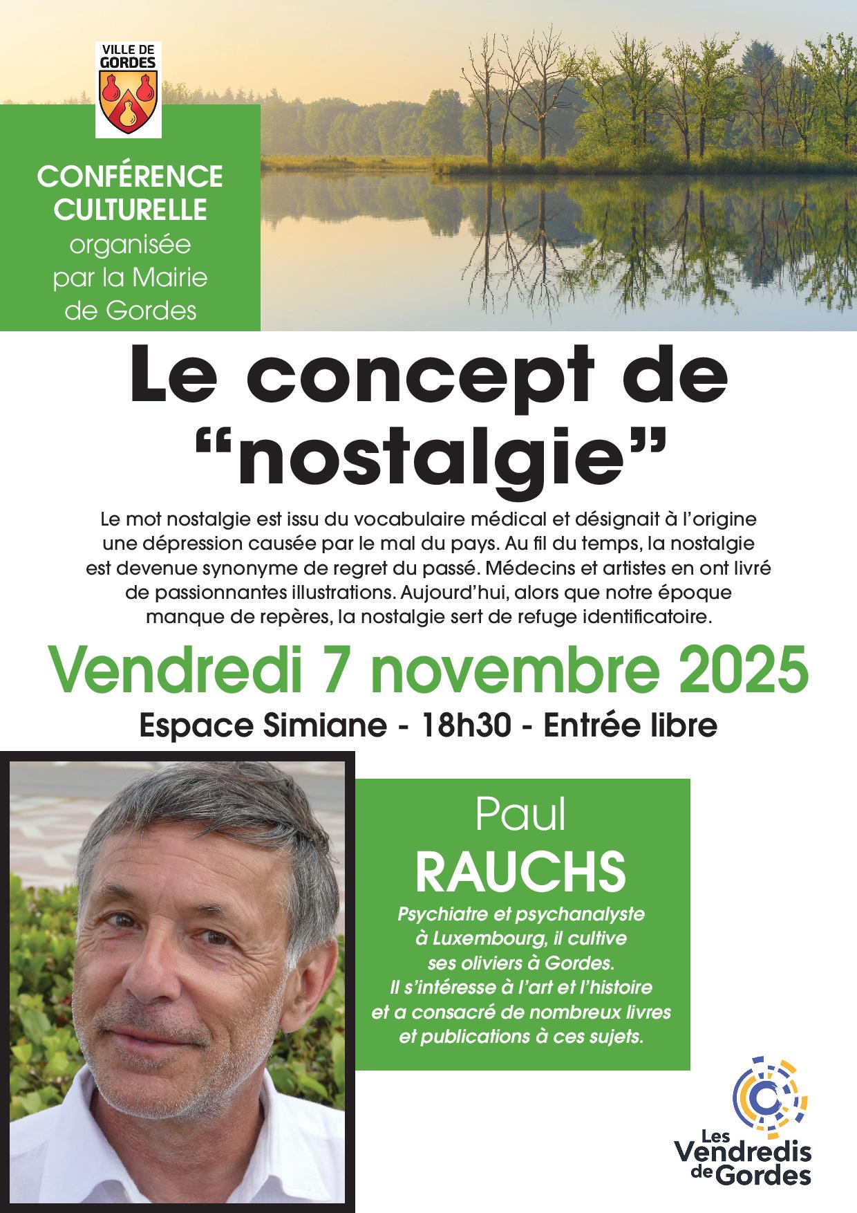 Confrence - Le concept de nostalgie