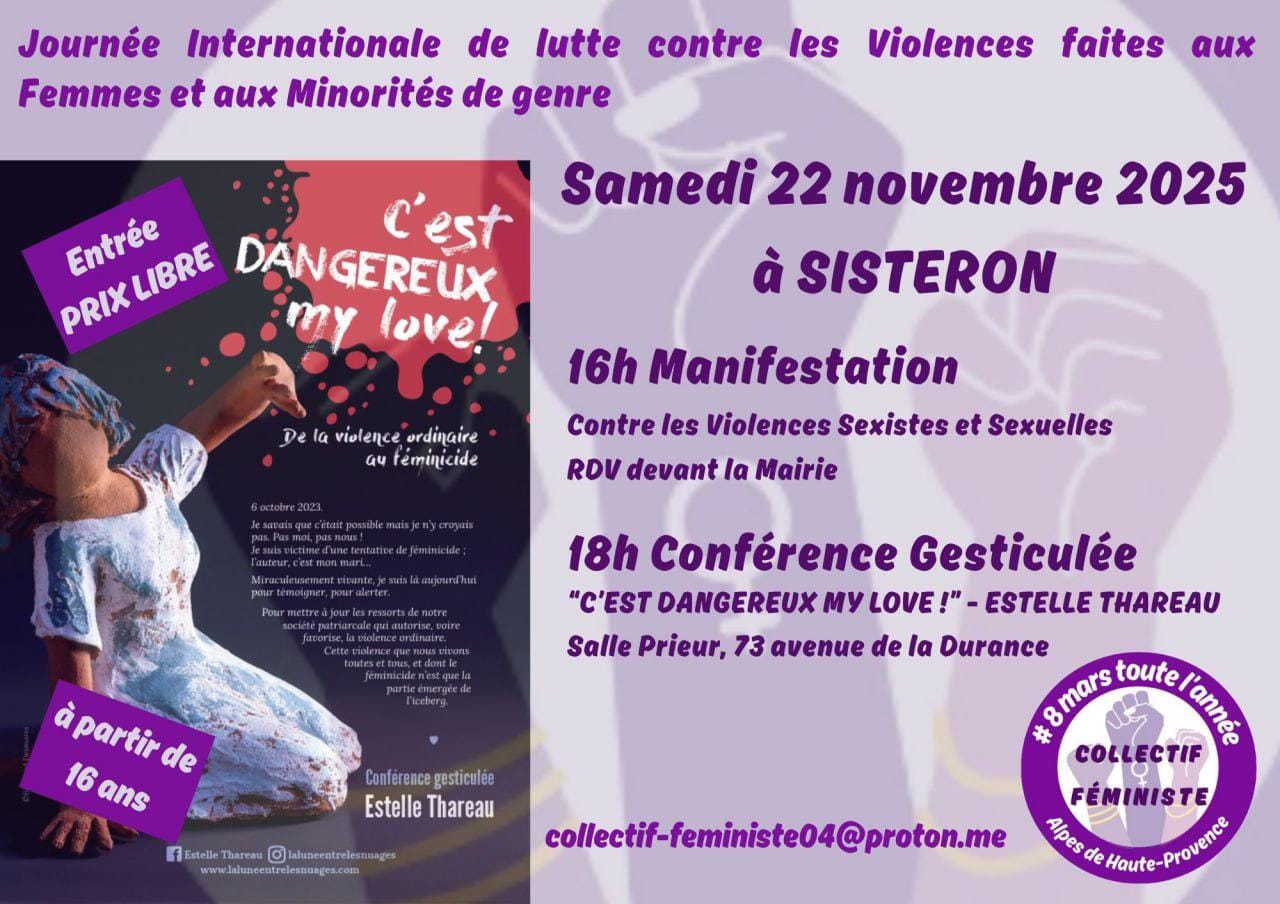 Confrence Gesticule ''C'est dangereux my love !'' de Estelle Thareau