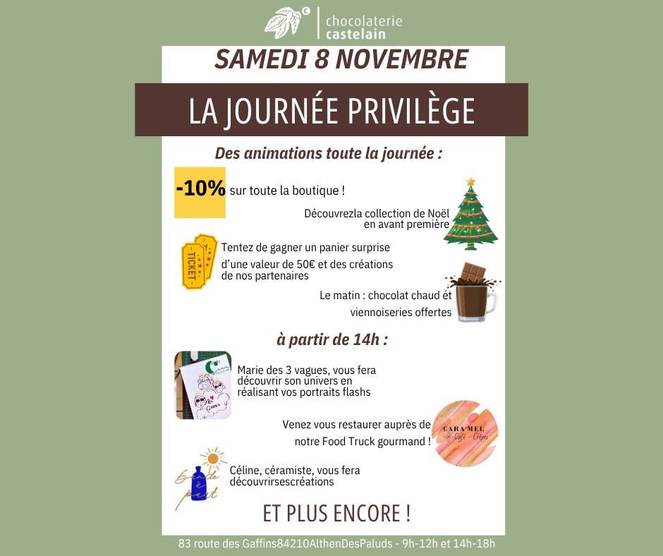 Journe privilge - Chocolaterie Castelain
