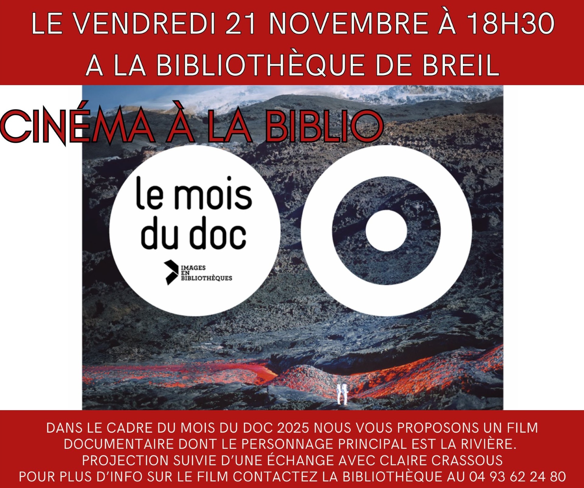 Le mois du doc : cinma  la bibliothque