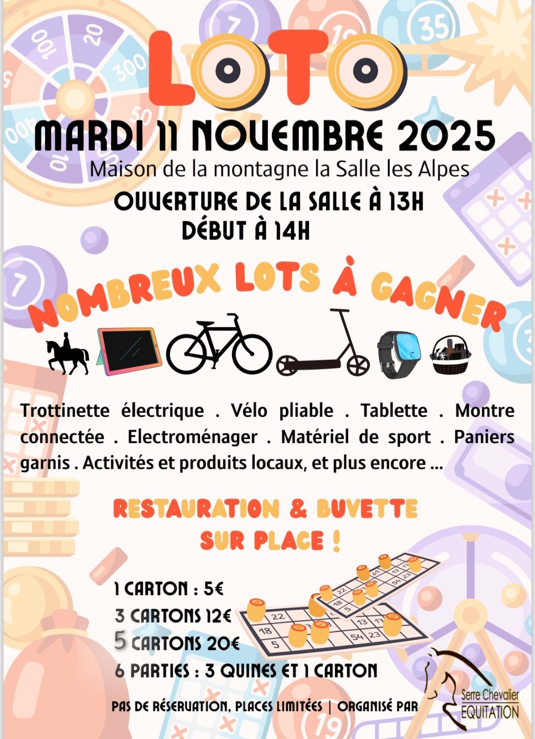 Loto de Serre Chevalier Equitation